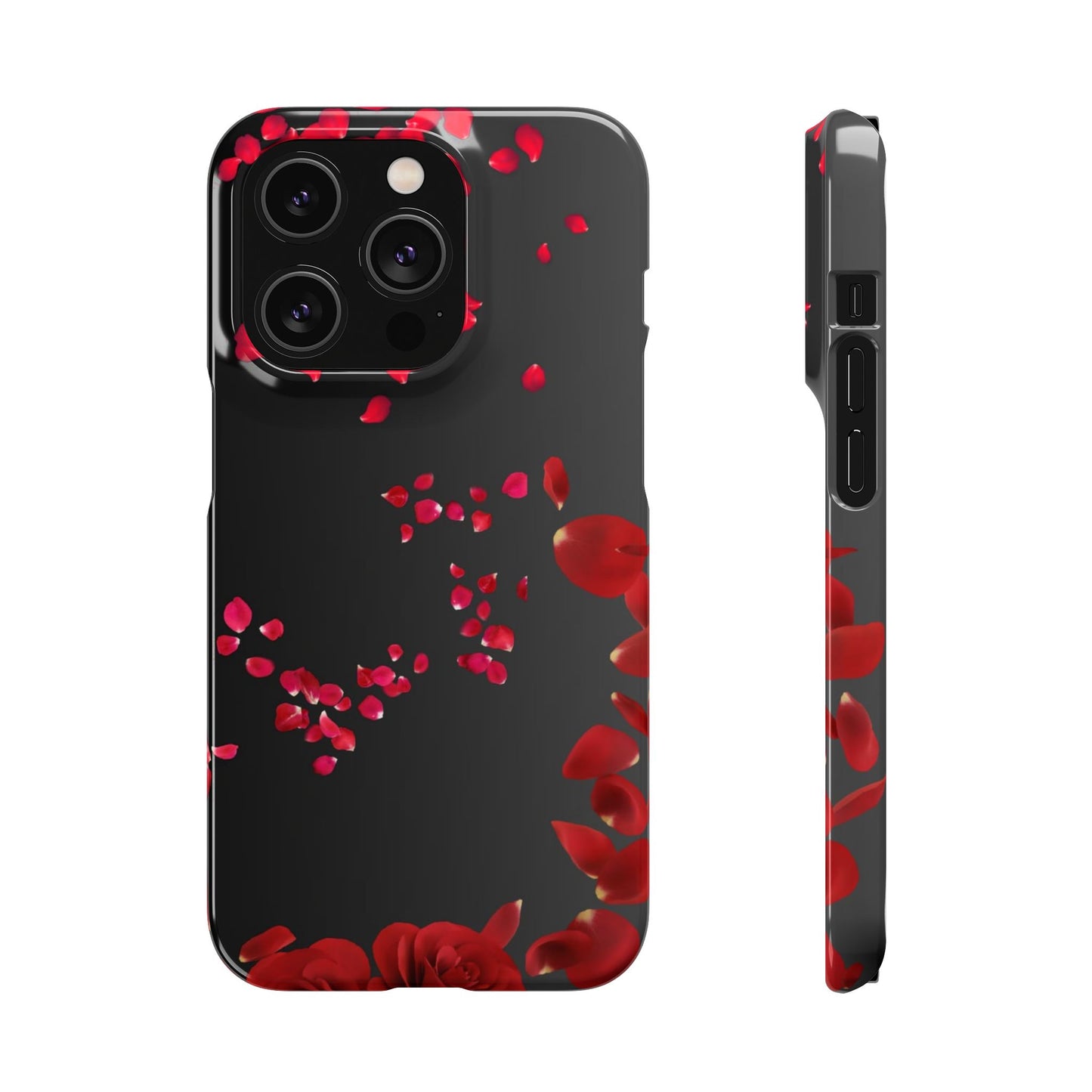 Romantic Floral Phone Case, Snap Case for Lovers, Cute Phone Cover, Gift for Her, Valentine's Day Accessory, Floral Design Snap Cases