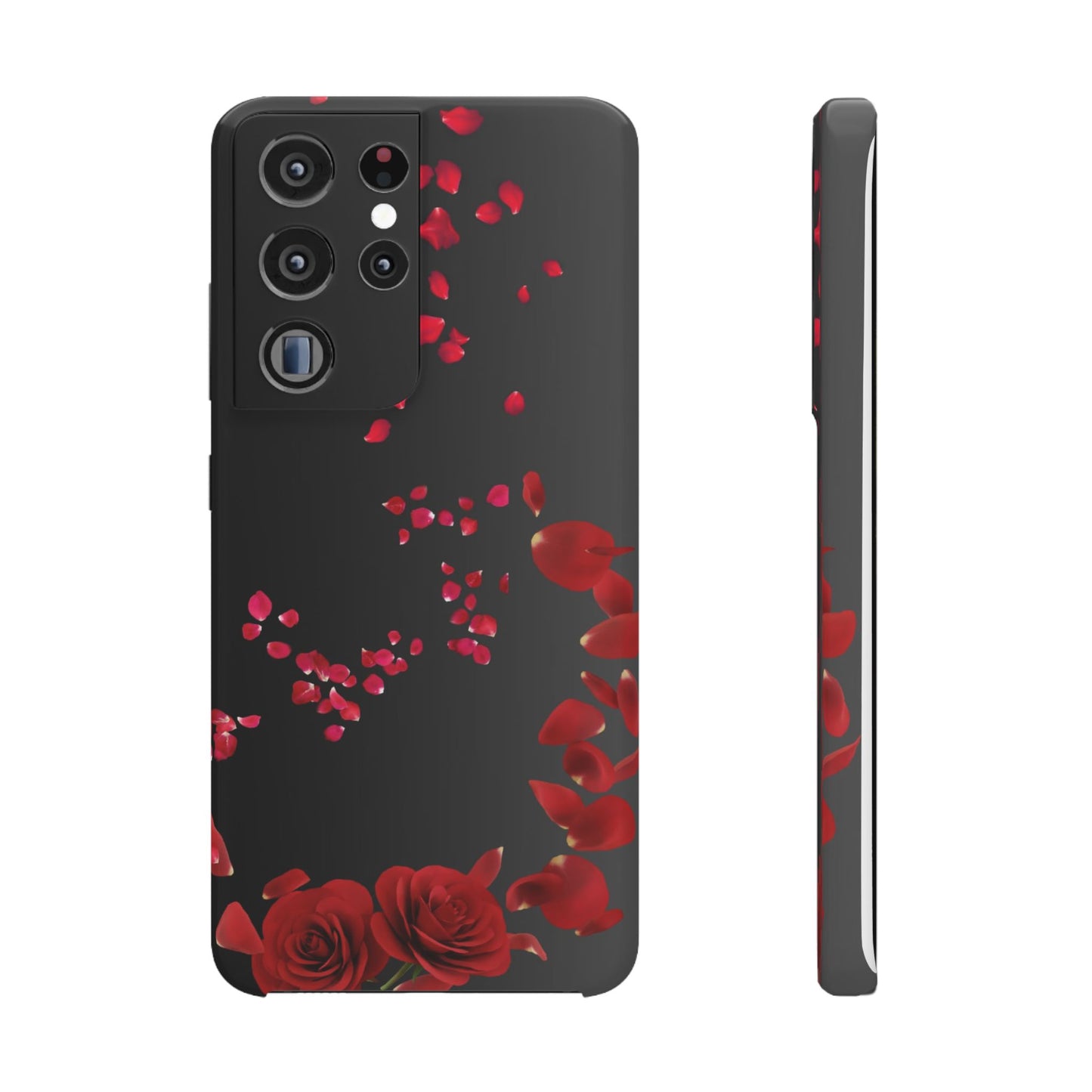 Romantic Floral Phone Case, Snap Case for Lovers, Cute Phone Cover, Gift for Her, Valentine's Day Accessory, Floral Design Snap Cases