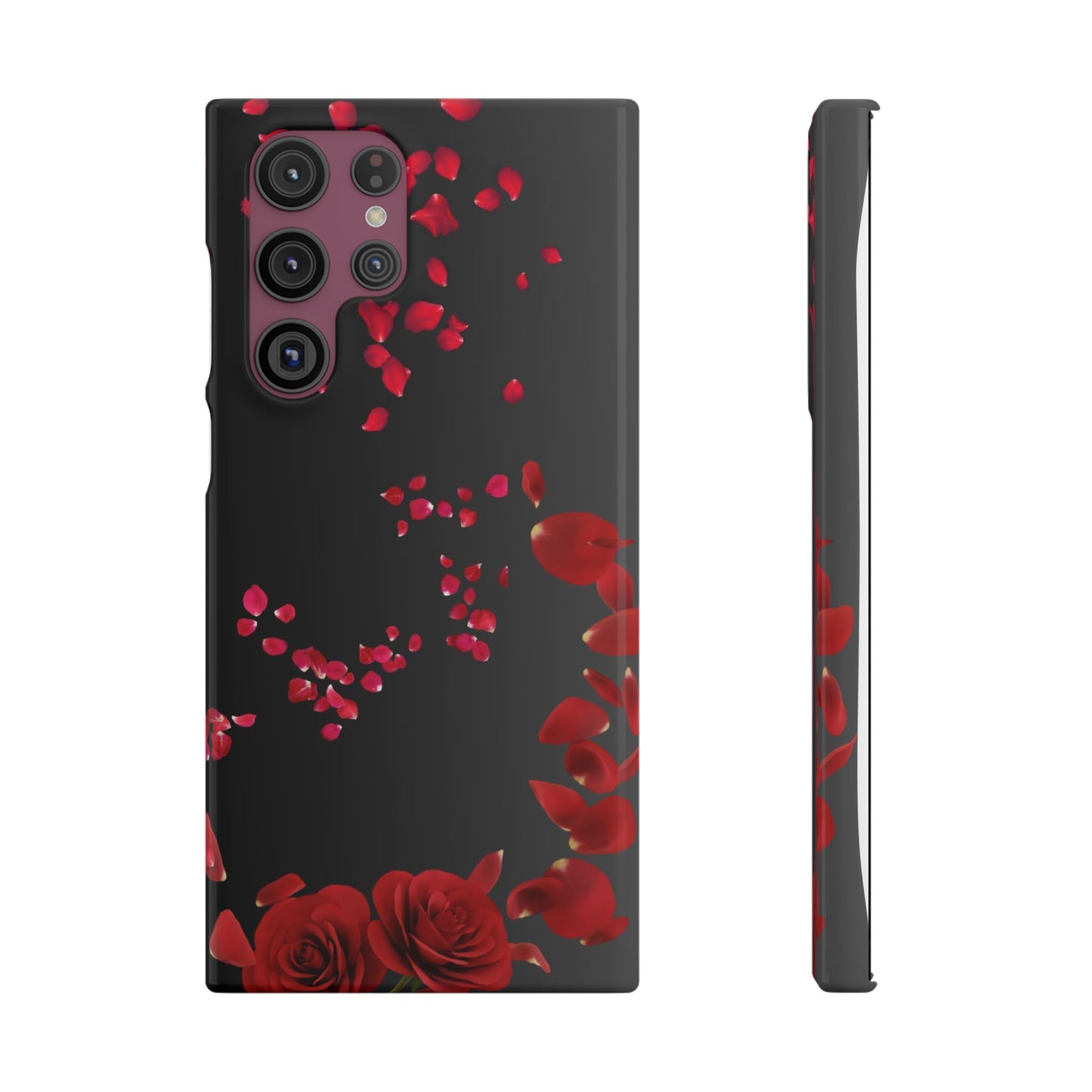 Romantic Floral Phone Case, Snap Case for Lovers, Cute Phone Cover, Gift for Her, Valentine's Day Accessory, Floral Design Snap Cases
