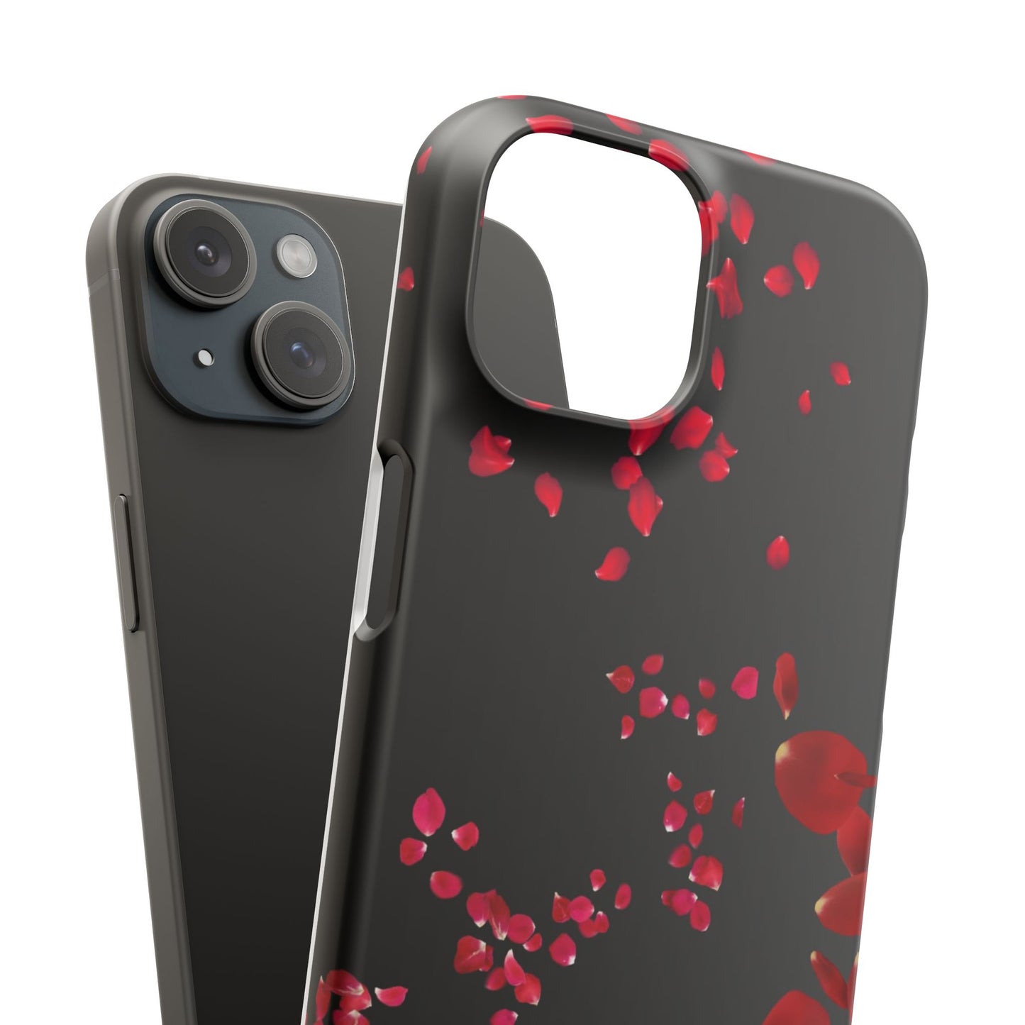 Romantic Floral Phone Case, Snap Case for Lovers, Cute Phone Cover, Gift for Her, Valentine's Day Accessory, Floral Design Snap Cases