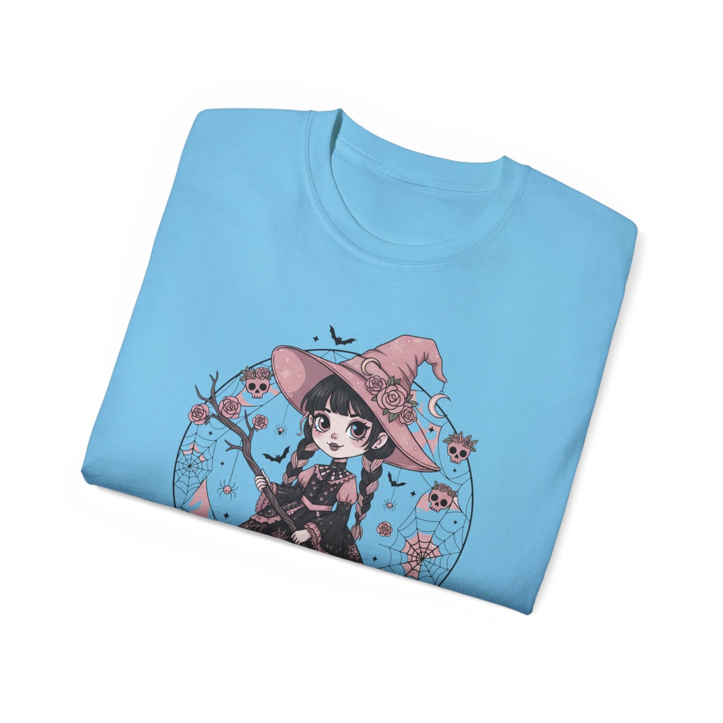 Spooky & Sweet Witch Halloween T-Shirt | Cute Witchy Unisex Graphic Tee