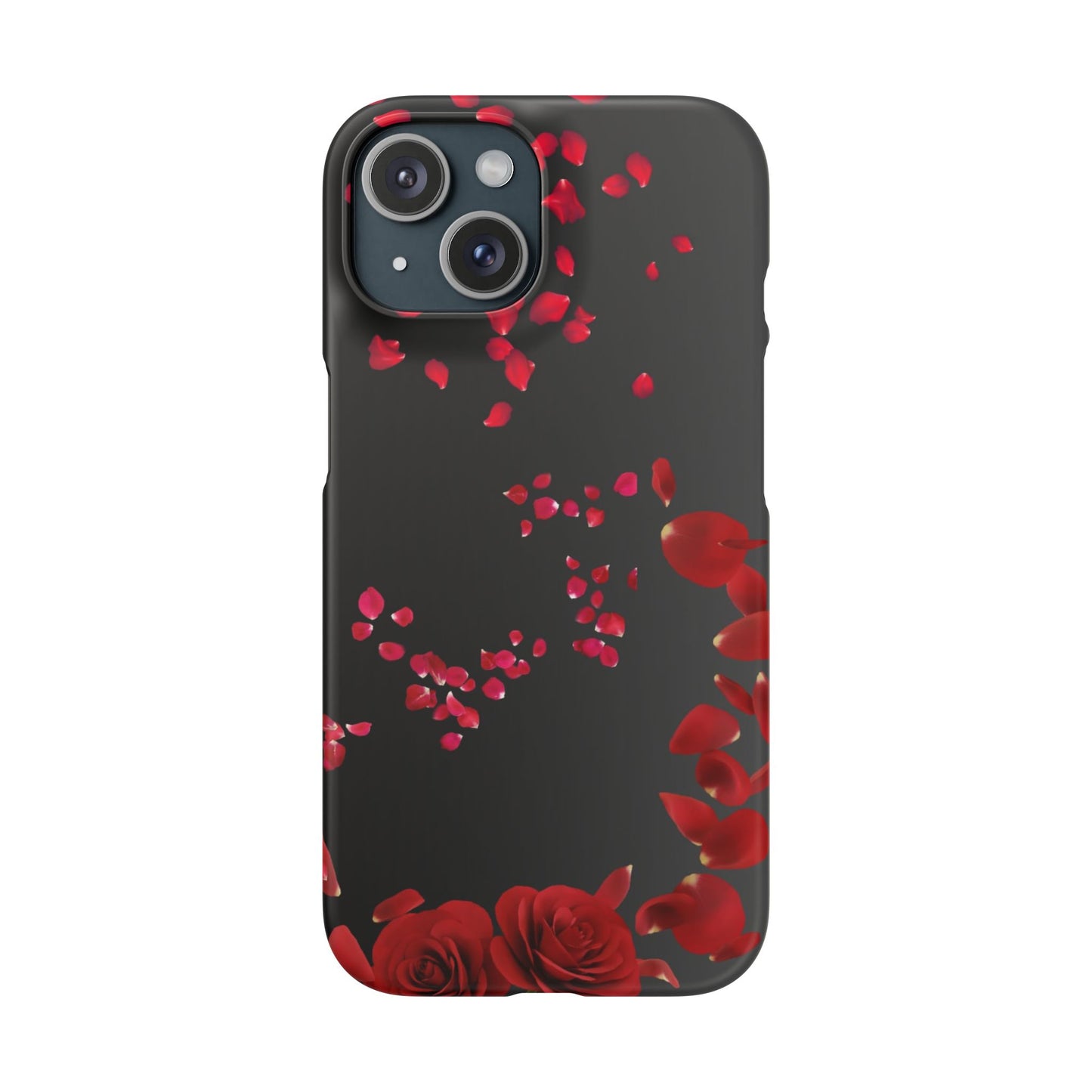 Romantic Floral Phone Case, Snap Case for Lovers, Cute Phone Cover, Gift for Her, Valentine's Day Accessory, Floral Design Snap Cases