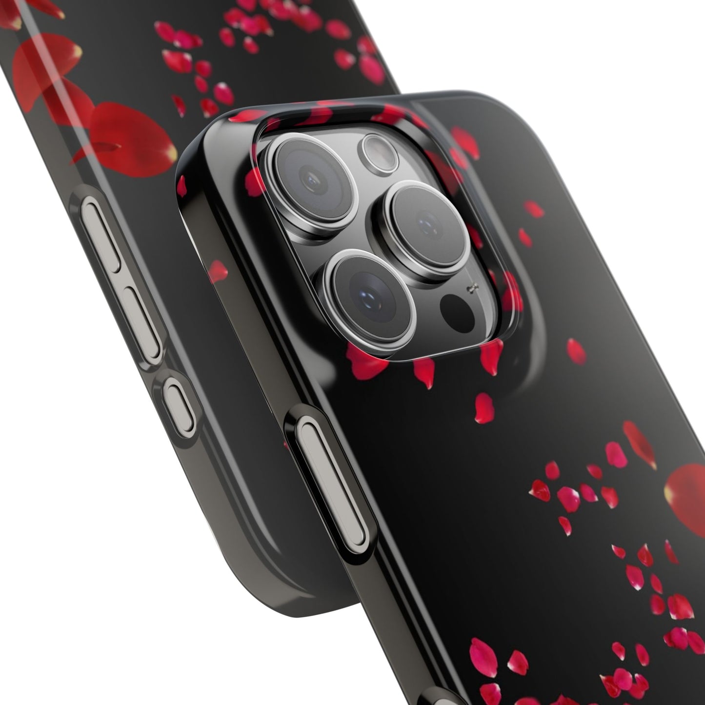 Romantic Rose Slim Phone Case - Floral Design, Love Gift, Phone Accessory, Customizable Cover, Valentine’s Day Present