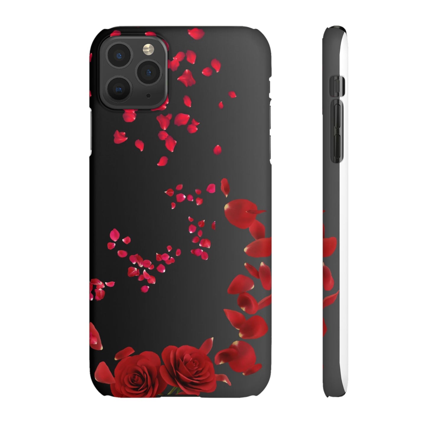 Romantic Floral Phone Case, Snap Case for Lovers, Cute Phone Cover, Gift for Her, Valentine's Day Accessory, Floral Design Snap Cases