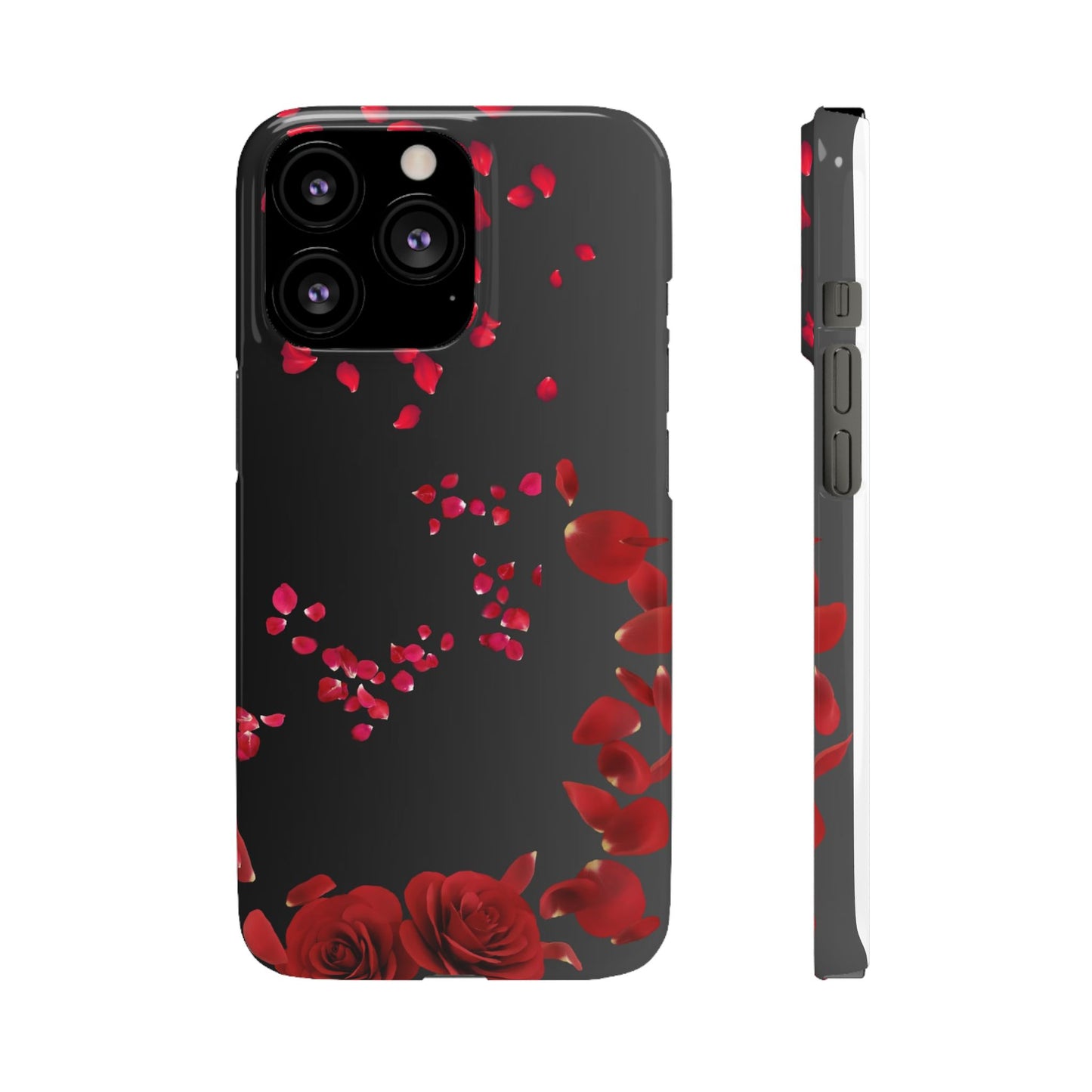 Romantic Floral Phone Case, Snap Case for Lovers, Cute Phone Cover, Gift for Her, Valentine's Day Accessory, Floral Design Snap Cases