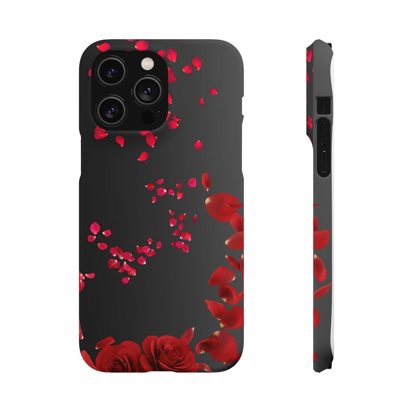 Romantic Floral Phone Case, Snap Case for Lovers, Cute Phone Cover, Gift for Her, Valentine's Day Accessory, Floral Design Snap Cases