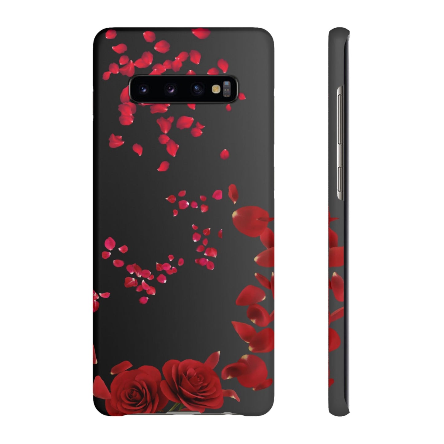 Romantic Floral Phone Case, Snap Case for Lovers, Cute Phone Cover, Gift for Her, Valentine's Day Accessory, Floral Design Snap Cases