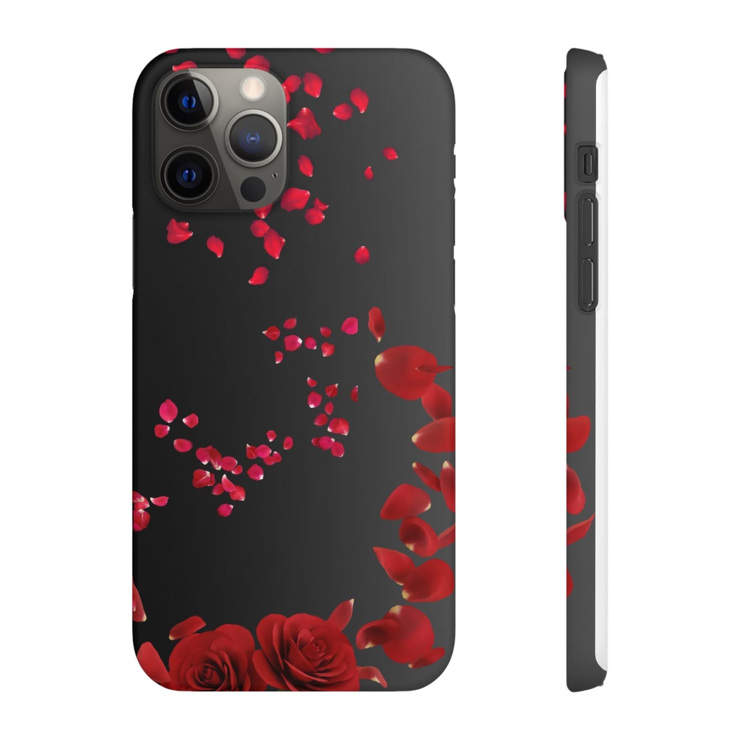 Romantic Floral Phone Case, Snap Case for Lovers, Cute Phone Cover, Gift for Her, Valentine's Day Accessory, Floral Design Snap Cases