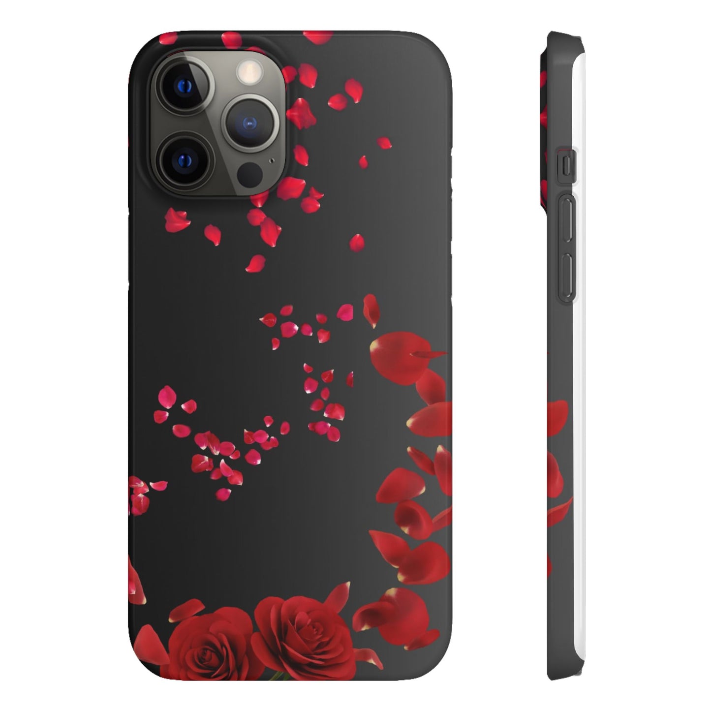 Romantic Floral Phone Case, Snap Case for Lovers, Cute Phone Cover, Gift for Her, Valentine's Day Accessory, Floral Design Snap Cases