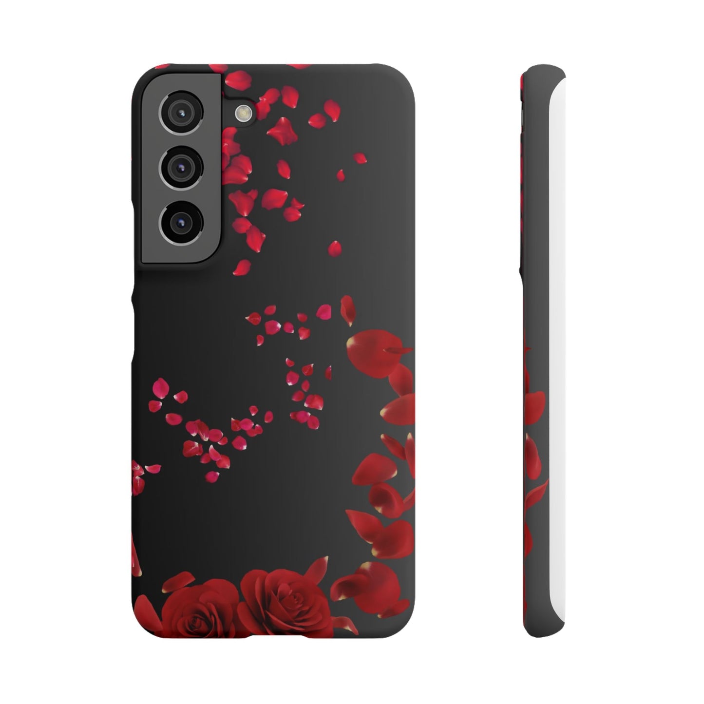 Romantic Floral Phone Case, Snap Case for Lovers, Cute Phone Cover, Gift for Her, Valentine's Day Accessory, Floral Design Snap Cases