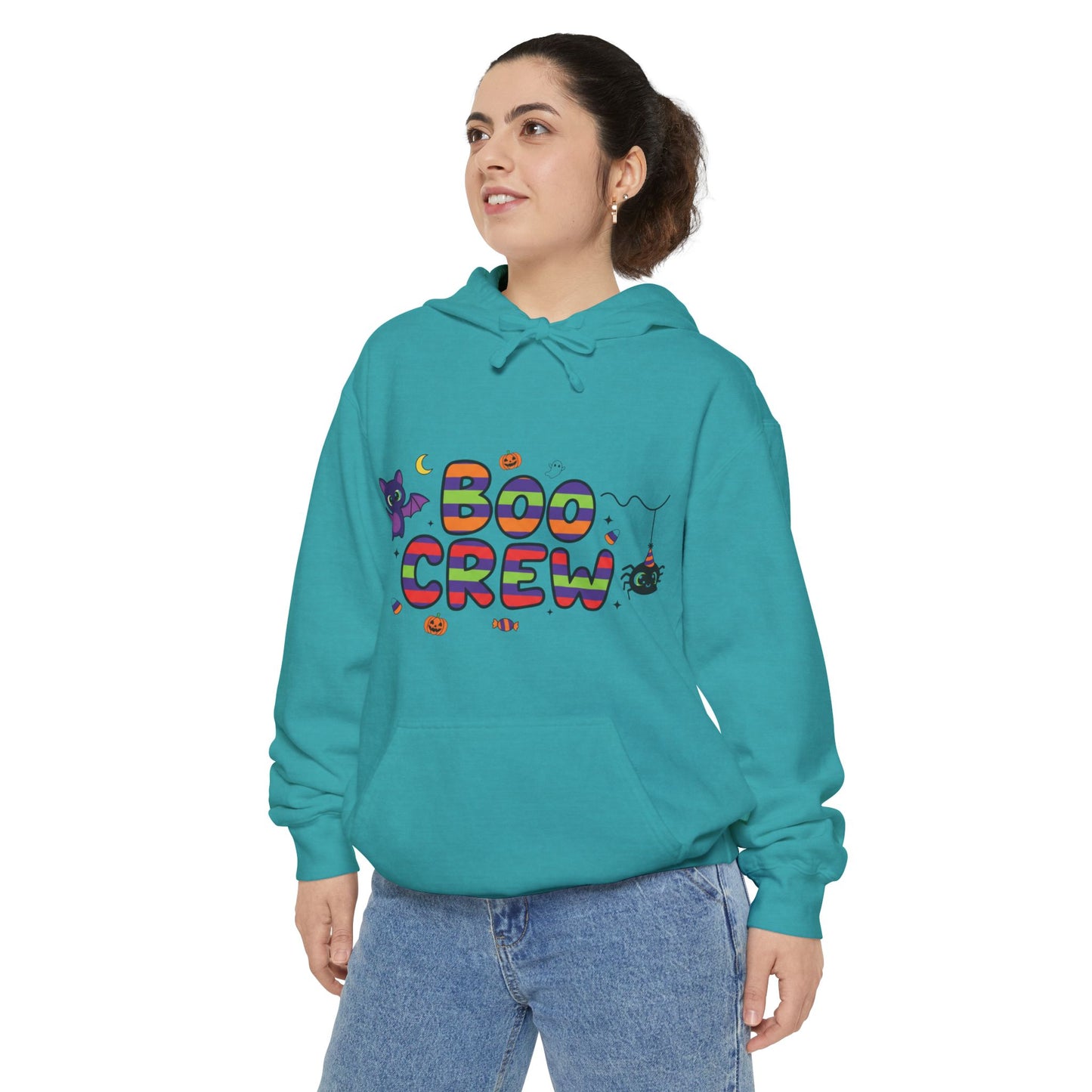 Boo Crew Unisex Hoodie – Cozy Halloween & Fall Sweatshirt