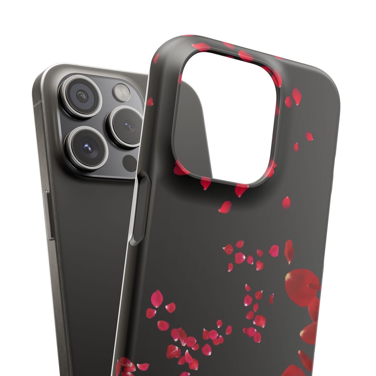 Romantic Floral Phone Case, Snap Case for Lovers, Cute Phone Cover, Gift for Her, Valentine's Day Accessory, Floral Design Snap Cases