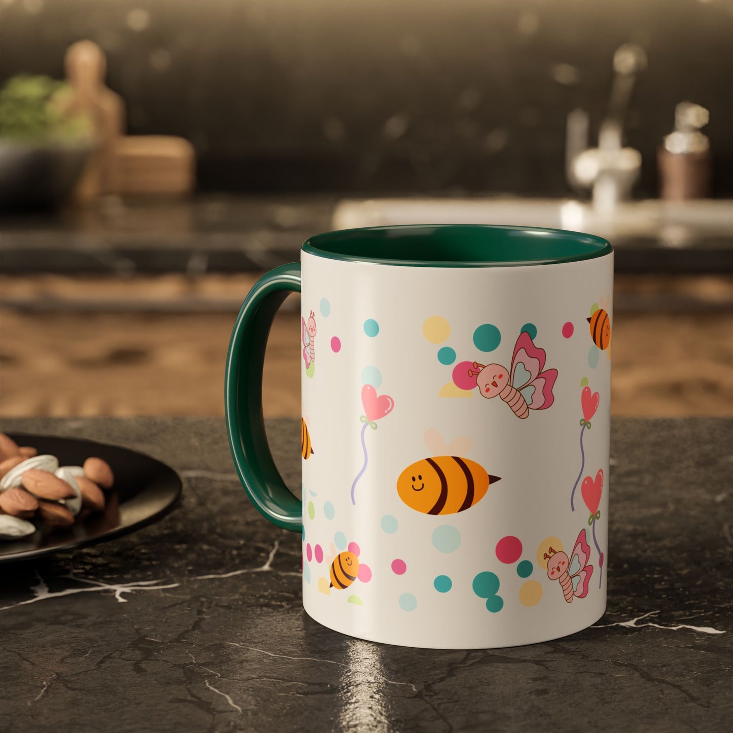 Cute Bee & Fairy Kids’ Mug – Colorful Drinkware