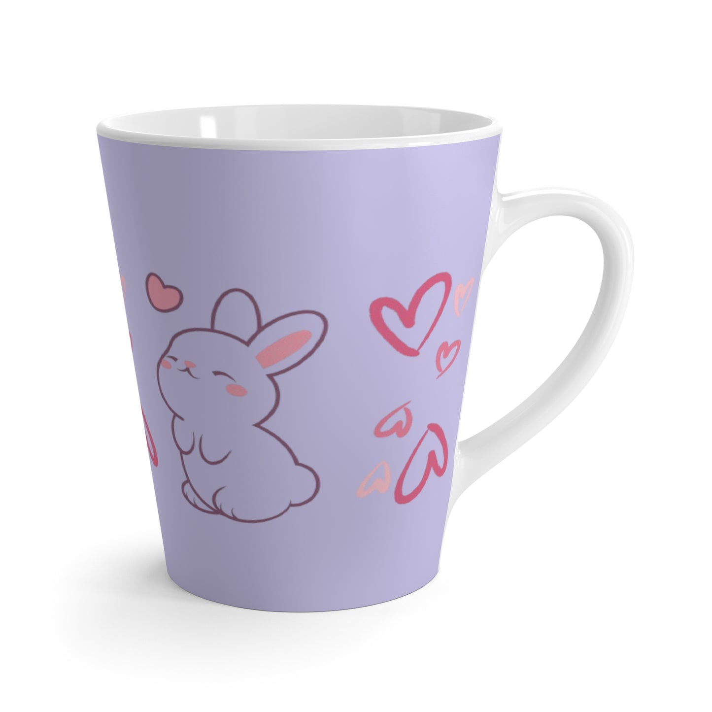 Cute Bunny Love Latte Mug – Adorable Ceramic Cup for Coffee Lovers