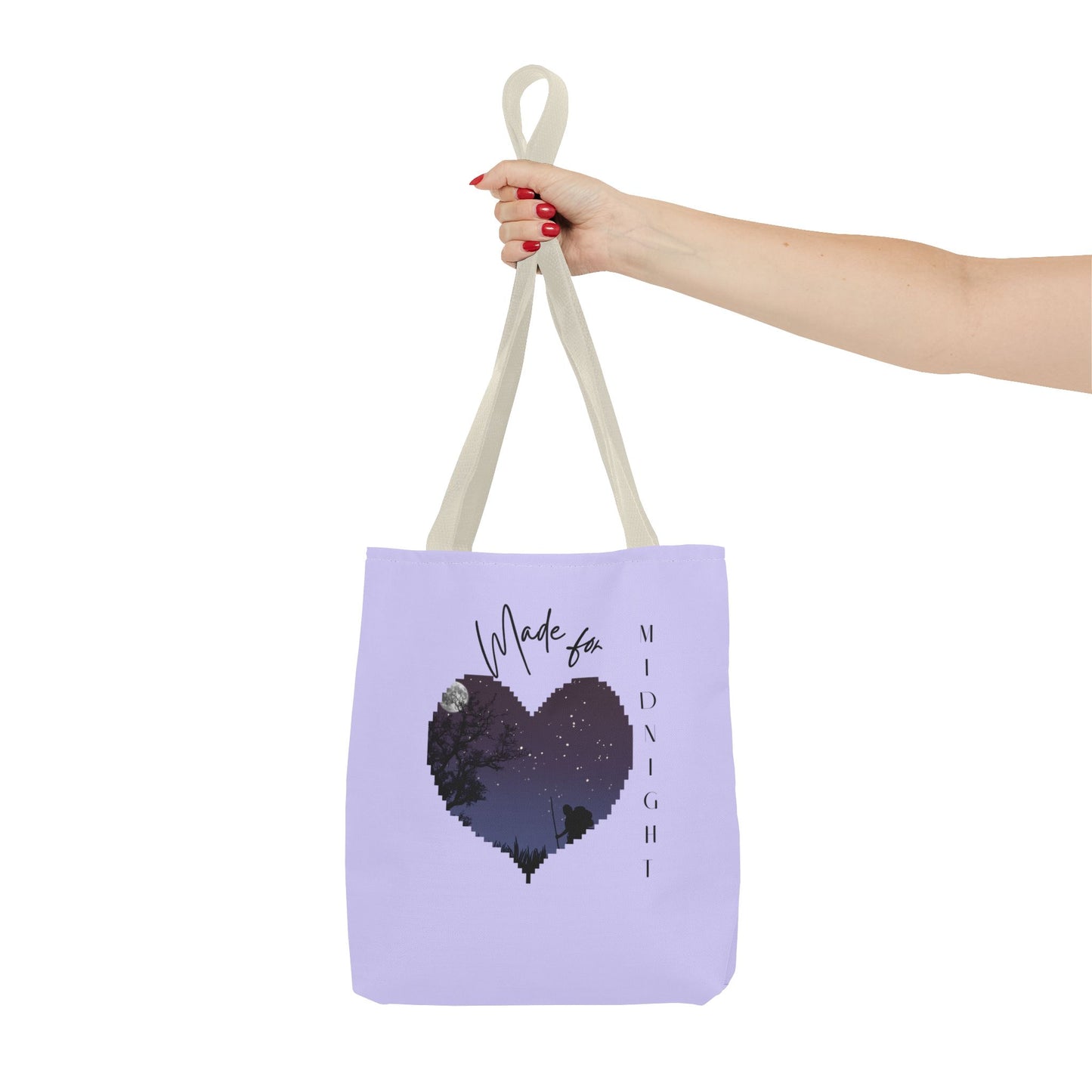 Midnight Heart Tote | Modern, Eco-Friendly Carryall
