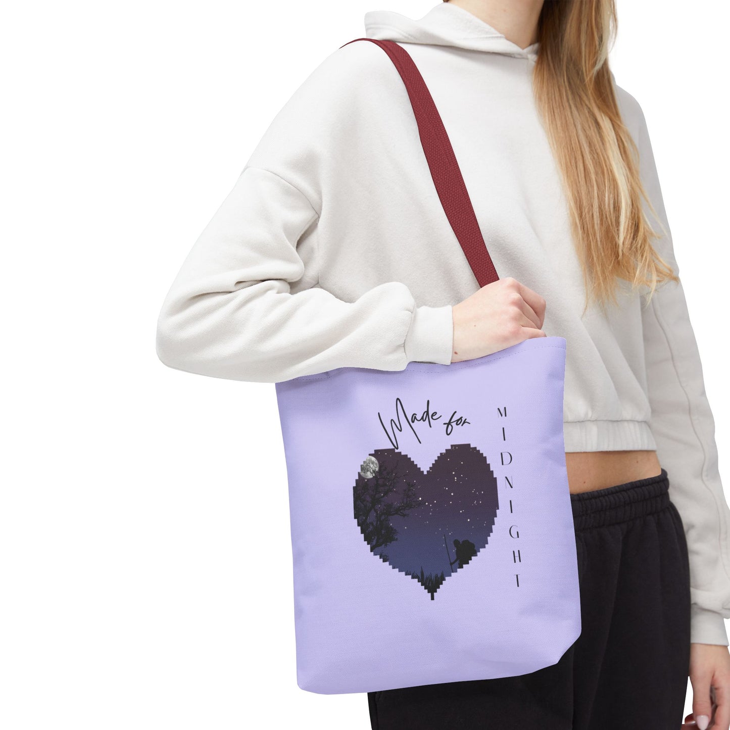 Midnight Heart Tote | Modern, Eco-Friendly Carryall