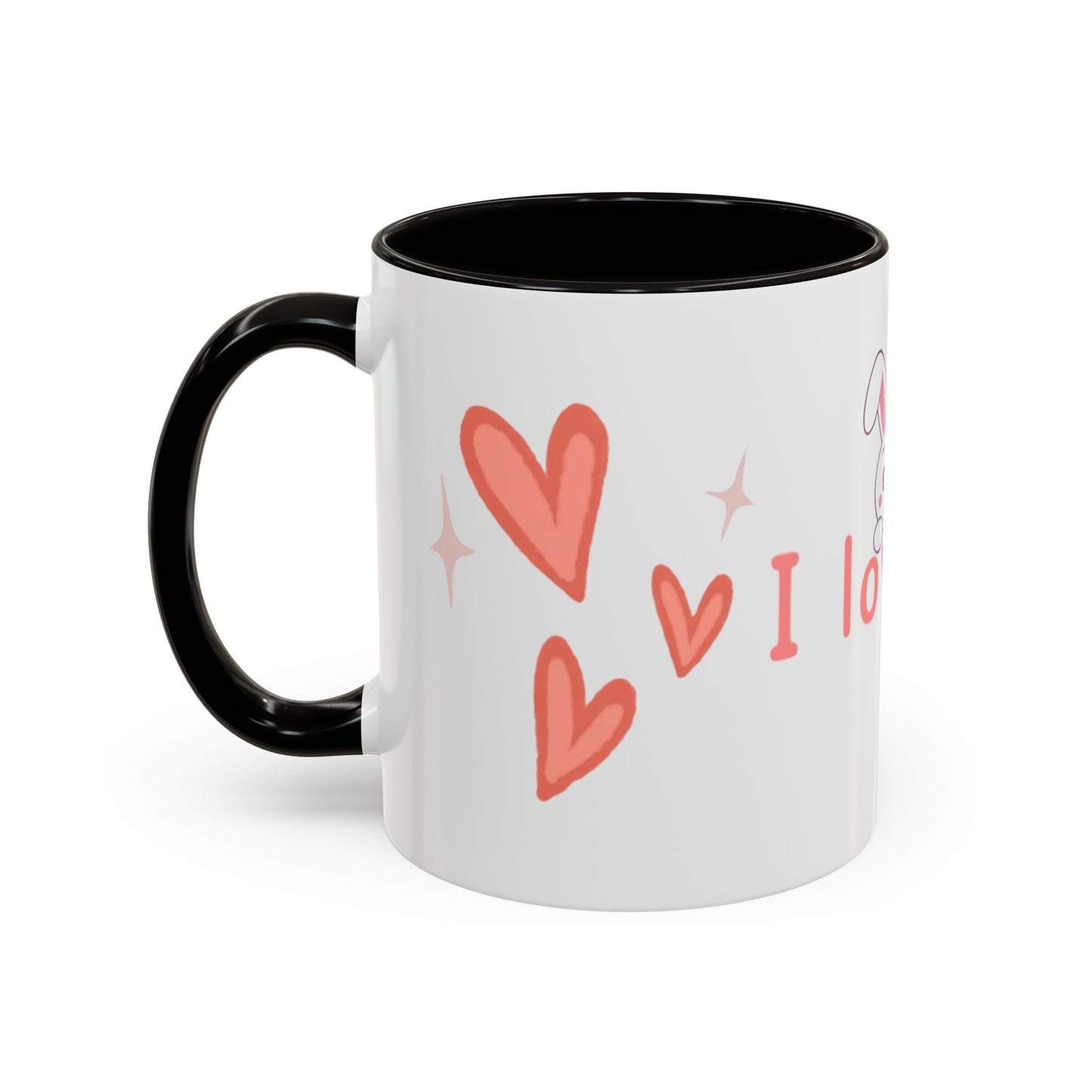 Colorful Bunny Coffee Mug – Sweet Gift for Love & Friendship
