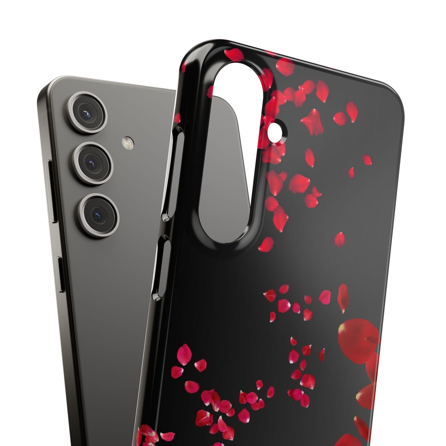 Romantic Floral Phone Case, Snap Case for Lovers, Cute Phone Cover, Gift for Her, Valentine's Day Accessory, Floral Design Snap Cases