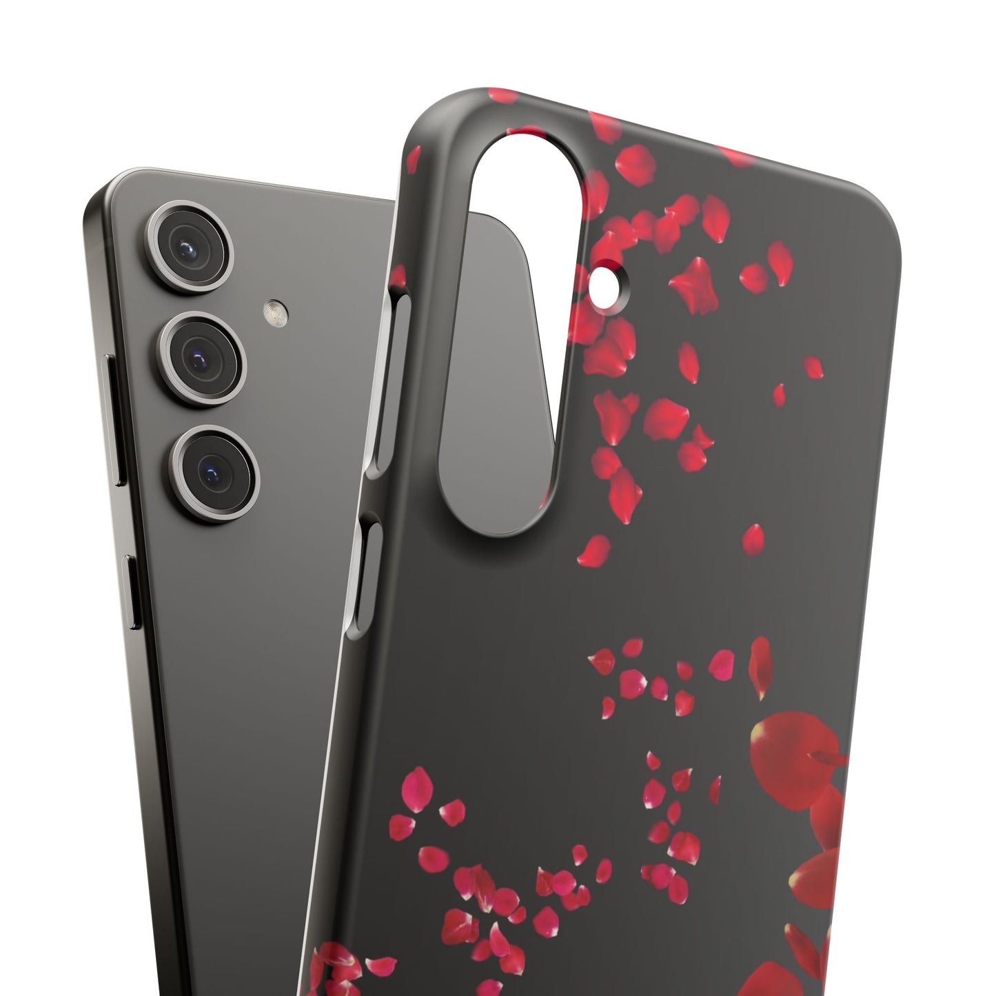 Romantic Floral Phone Case, Snap Case for Lovers, Cute Phone Cover, Gift for Her, Valentine's Day Accessory, Floral Design Snap Cases
