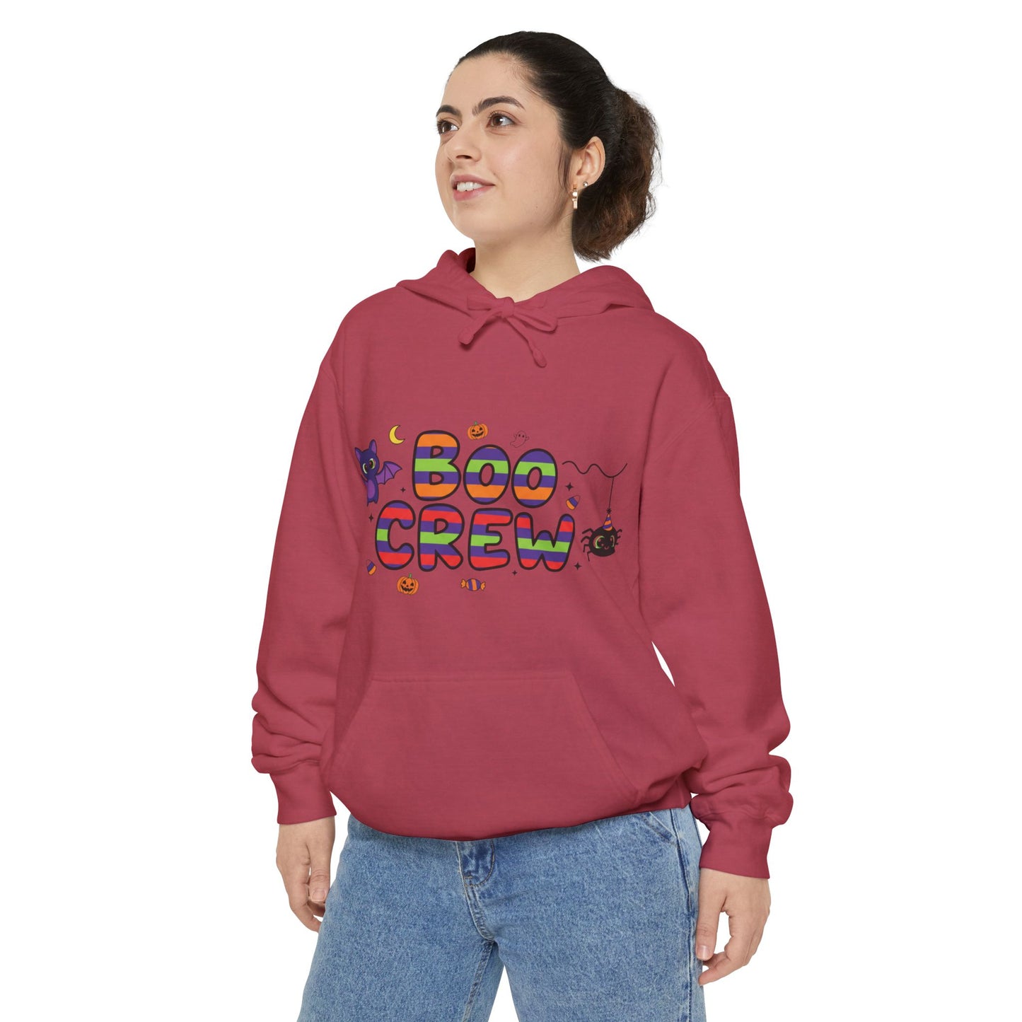 Boo Crew Unisex Hoodie – Cozy Halloween & Fall Sweatshirt