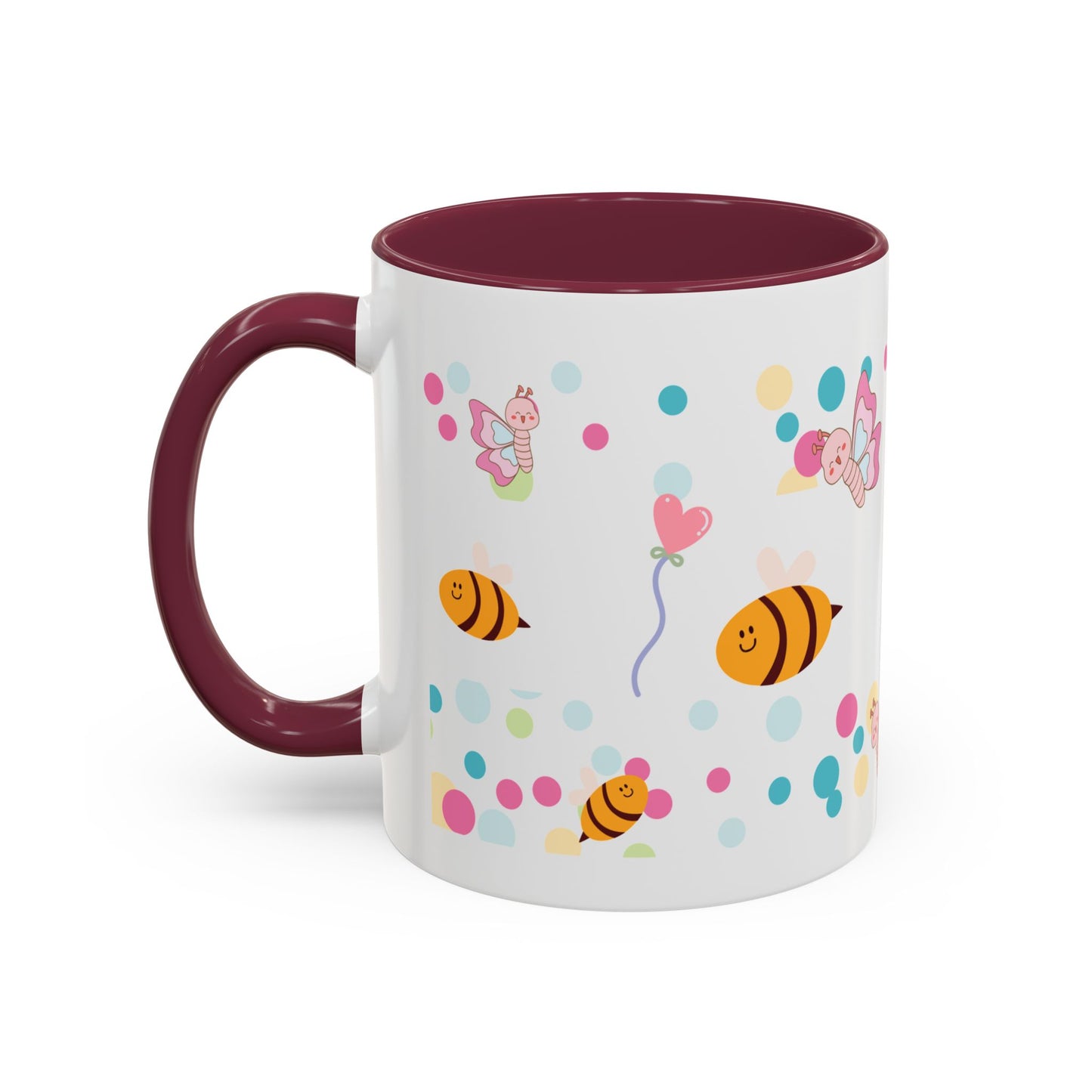 Cute Bee & Fairy Kids’ Mug – Colorful Drinkware