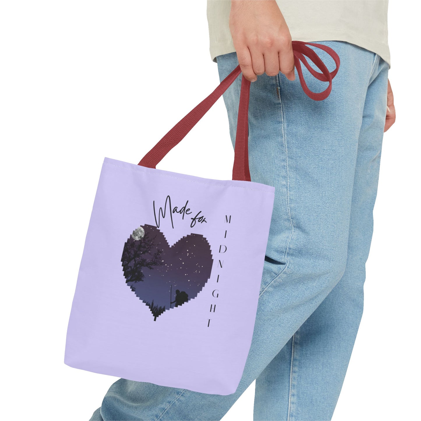 Midnight Heart Tote | Modern, Eco-Friendly Carryall