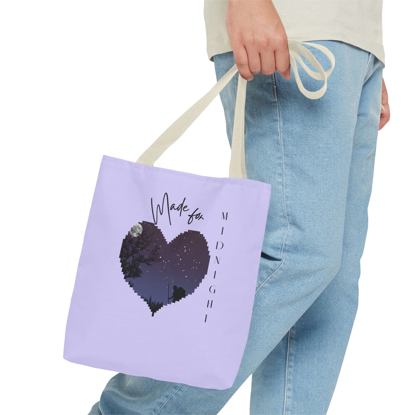 Midnight Heart Tote | Modern, Eco-Friendly Carryall