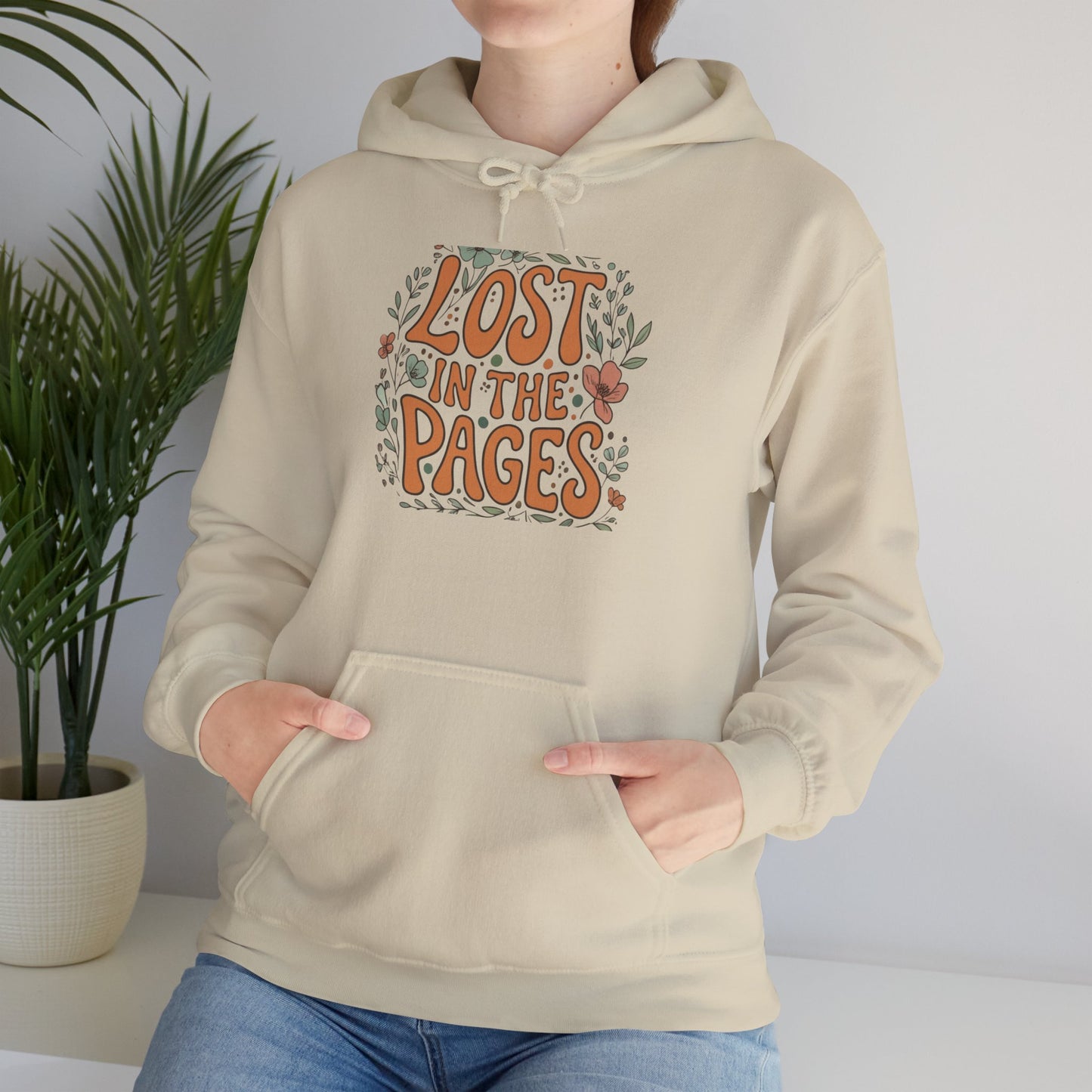 Cozy Unisex Hoodie - "Lost in the Pages"