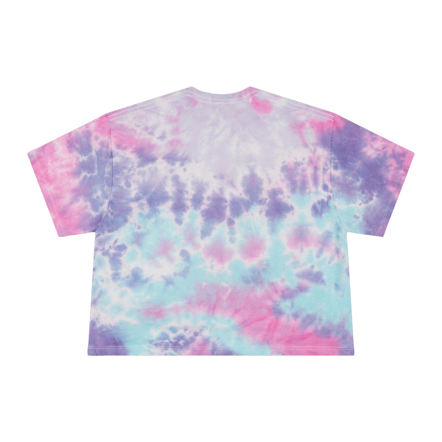 Women's Tie-Dye Crop Tee - Beautiful You, Summer Fashion, Trendy Top, Relaxed Vibe, Gift for Her, Festival Wear