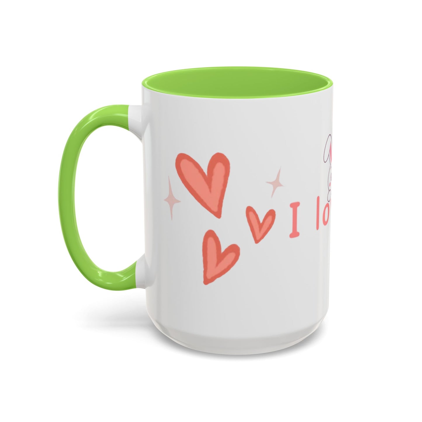 Colorful Bunny Coffee Mug – Sweet Gift for Love & Friendship