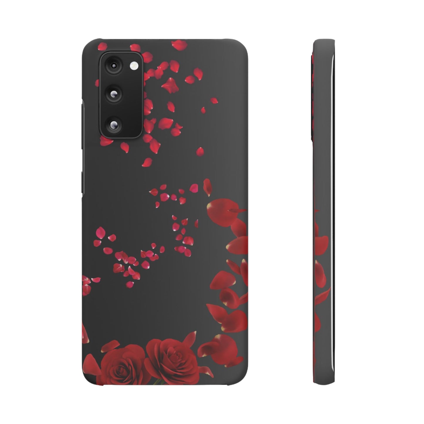 Romantic Floral Phone Case, Snap Case for Lovers, Cute Phone Cover, Gift for Her, Valentine's Day Accessory, Floral Design Snap Cases