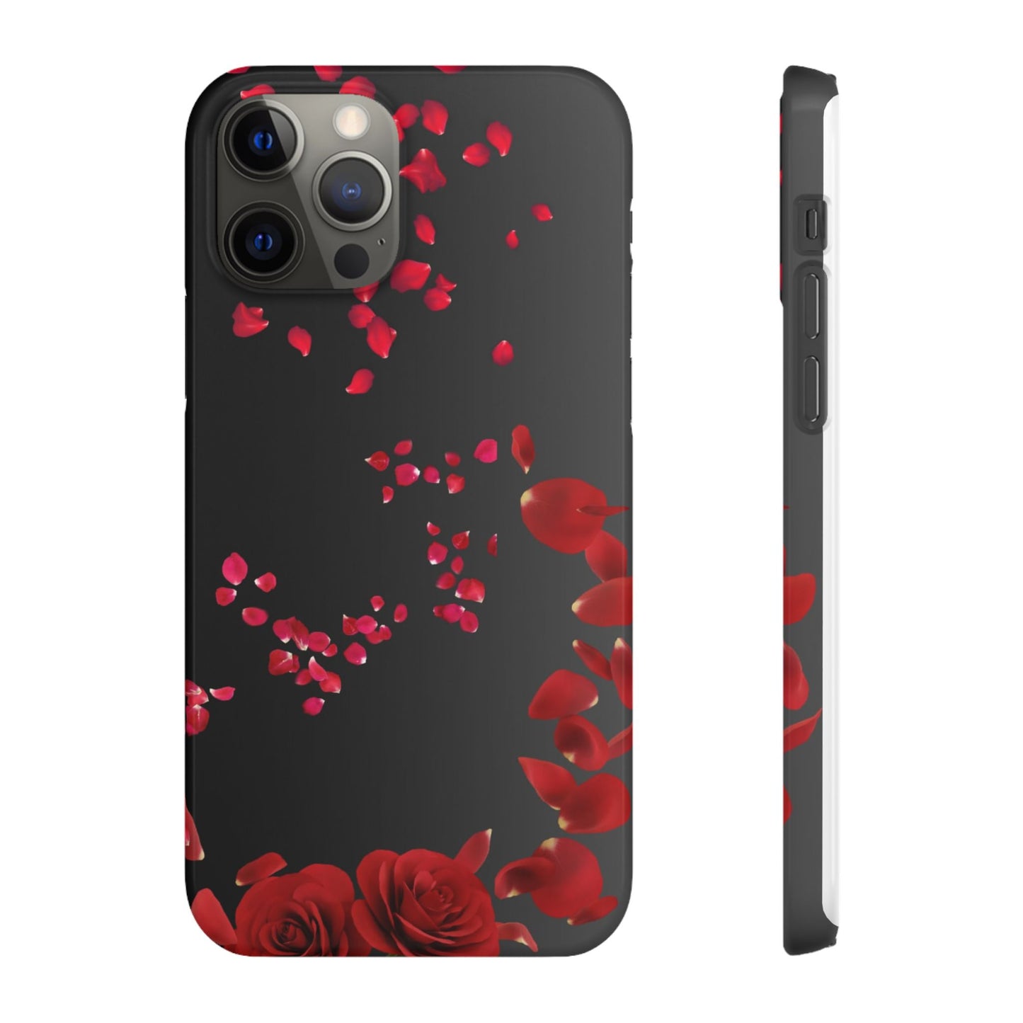 Romantic Floral Phone Case, Snap Case for Lovers, Cute Phone Cover, Gift for Her, Valentine's Day Accessory, Floral Design Snap Cases