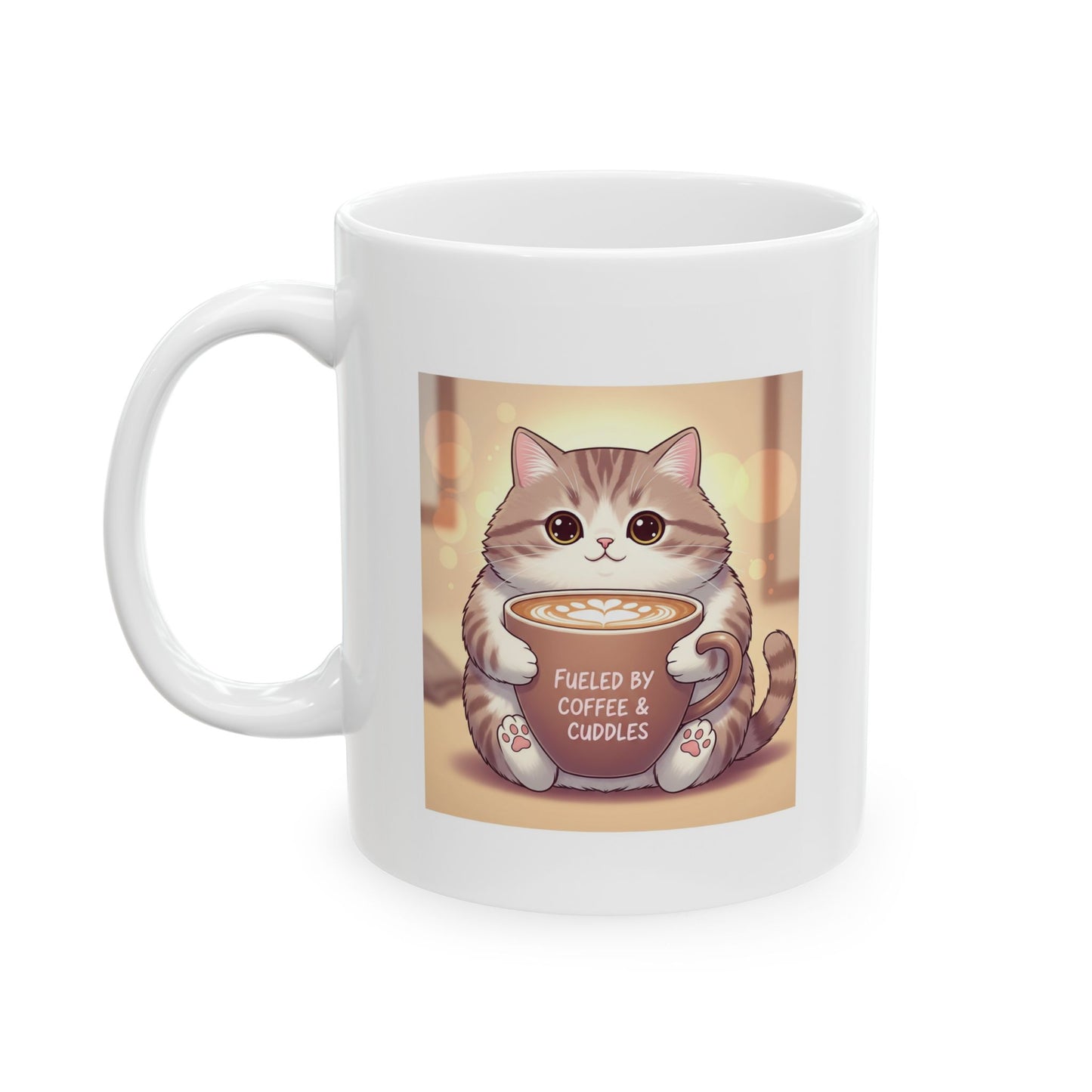 Coffee & Cuddle Ceramic Mug
