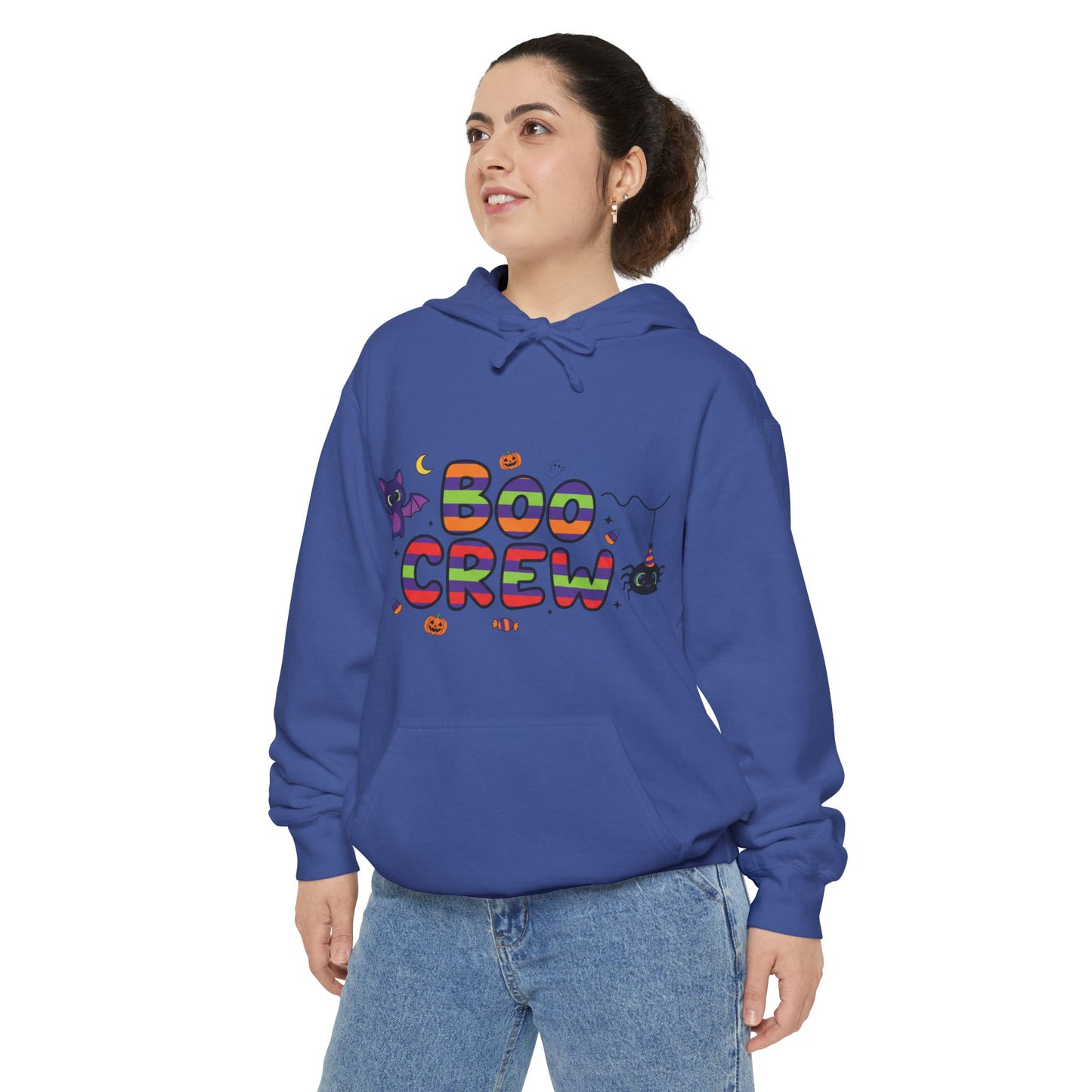 Boo Crew Unisex Hoodie – Cozy Halloween & Fall Sweatshirt