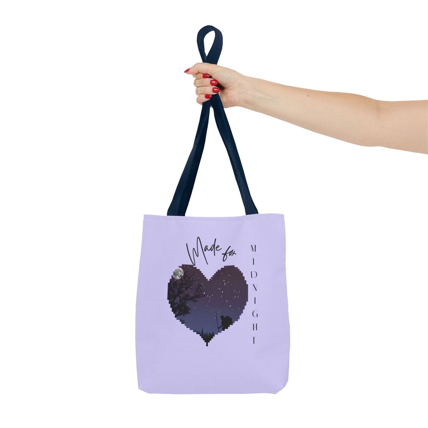 Midnight Heart Tote | Modern, Eco-Friendly Carryall