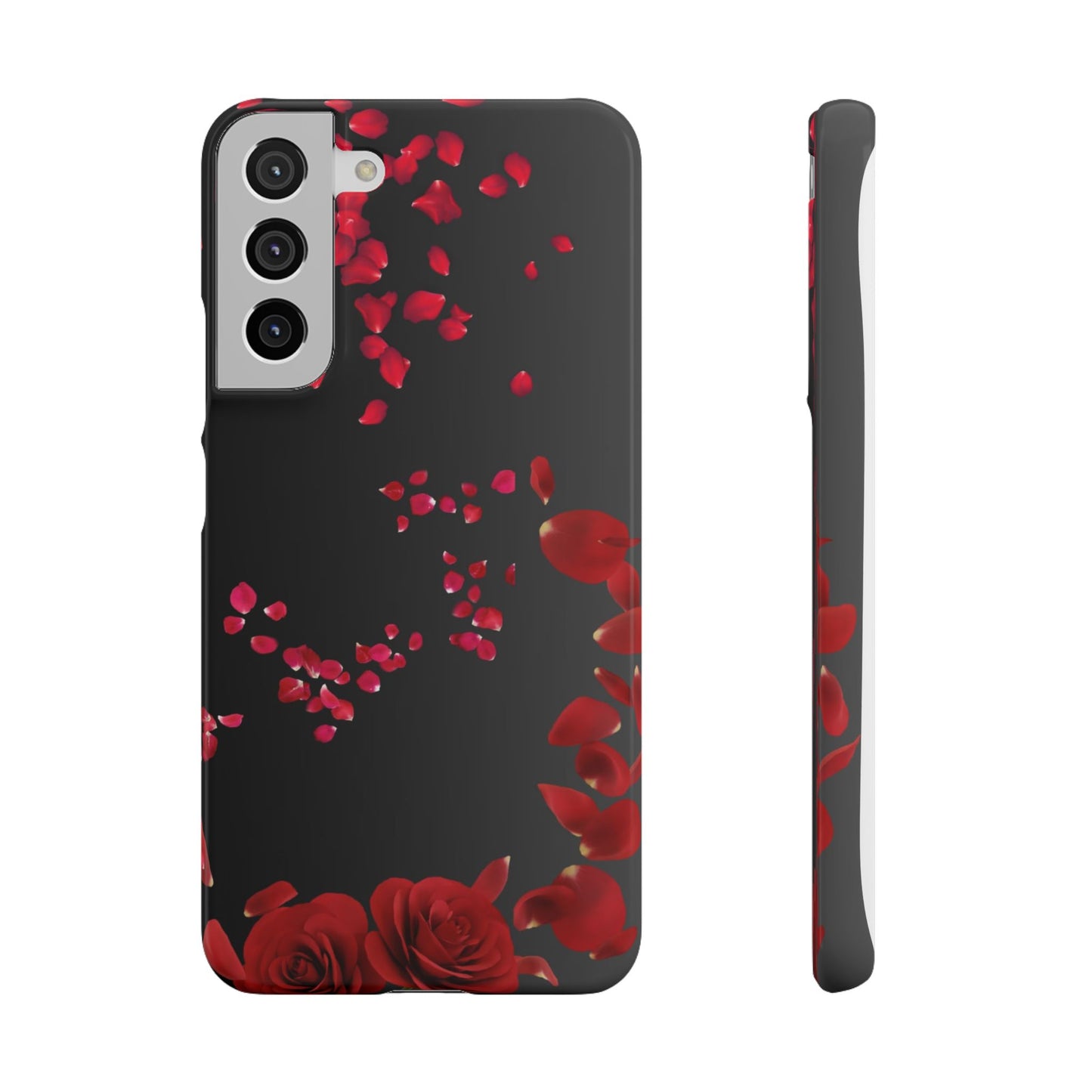 Romantic Floral Phone Case, Snap Case for Lovers, Cute Phone Cover, Gift for Her, Valentine's Day Accessory, Floral Design Snap Cases
