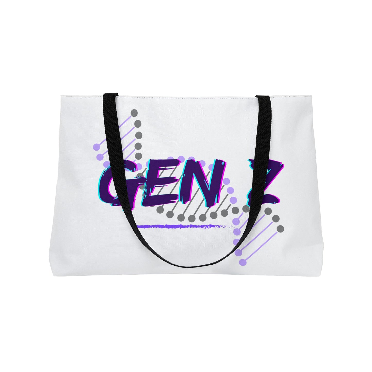 Gen Z Weekender Tote Bag, Trendy Travel Bag, Summer Beach Tote, Gifts for Gen Z