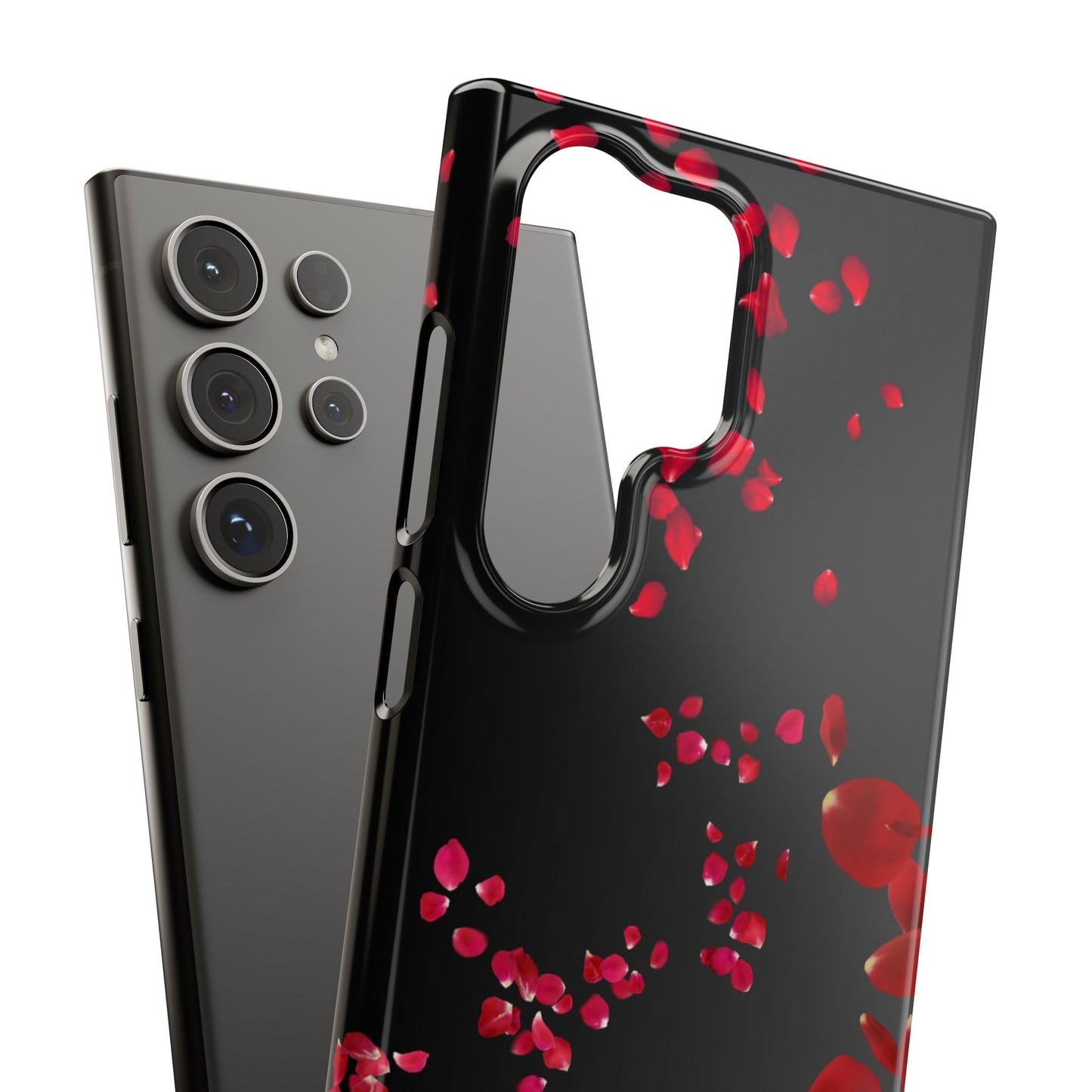 Romantic Floral Phone Case, Snap Case for Lovers, Cute Phone Cover, Gift for Her, Valentine's Day Accessory, Floral Design Snap Cases