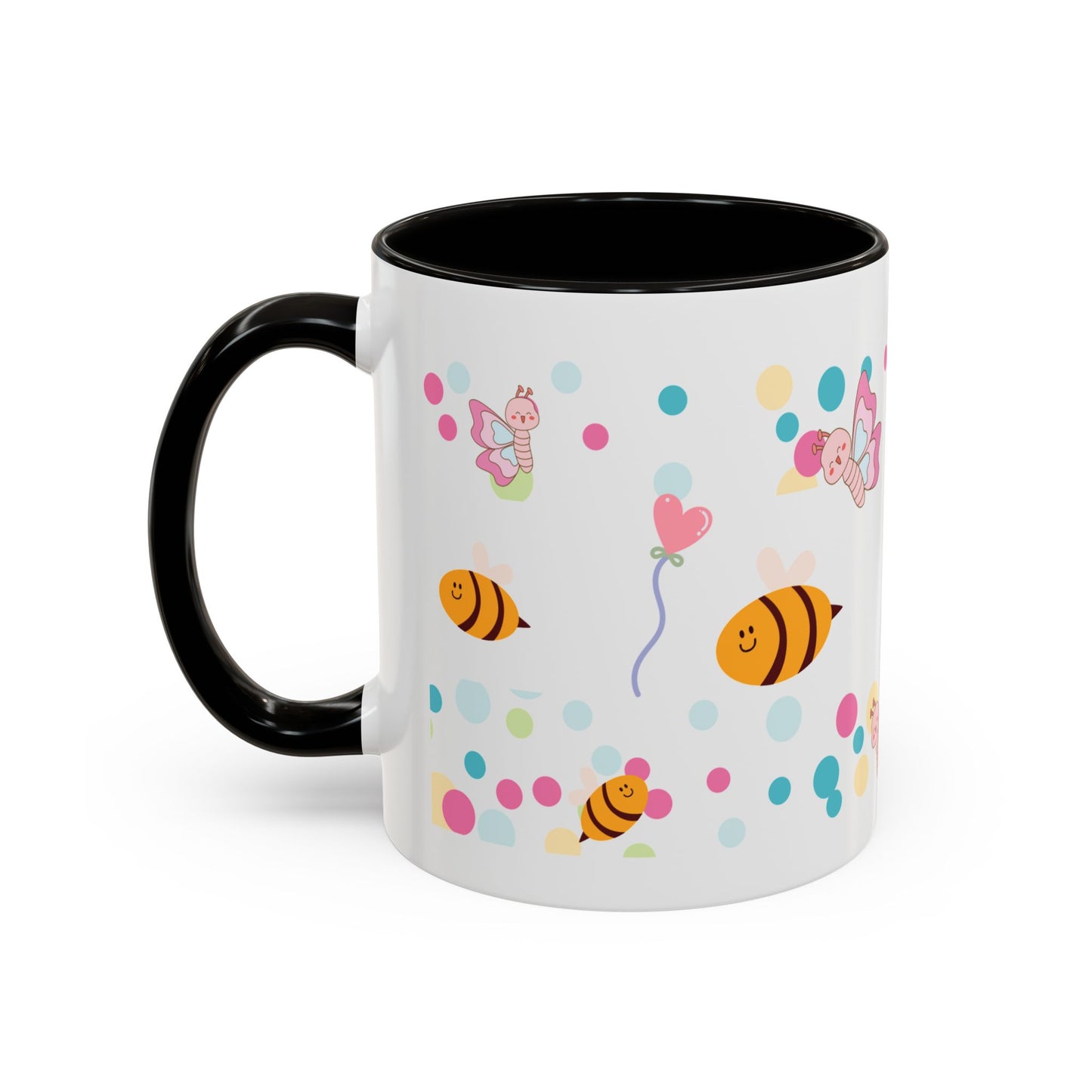 Cute Bee & Fairy Kids’ Mug – Colorful Drinkware