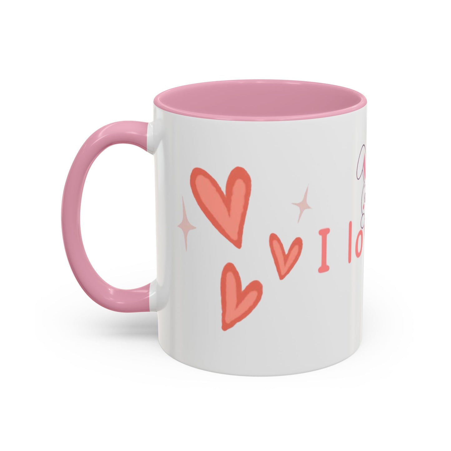 Colorful Bunny Coffee Mug – Sweet Gift for Love & Friendship