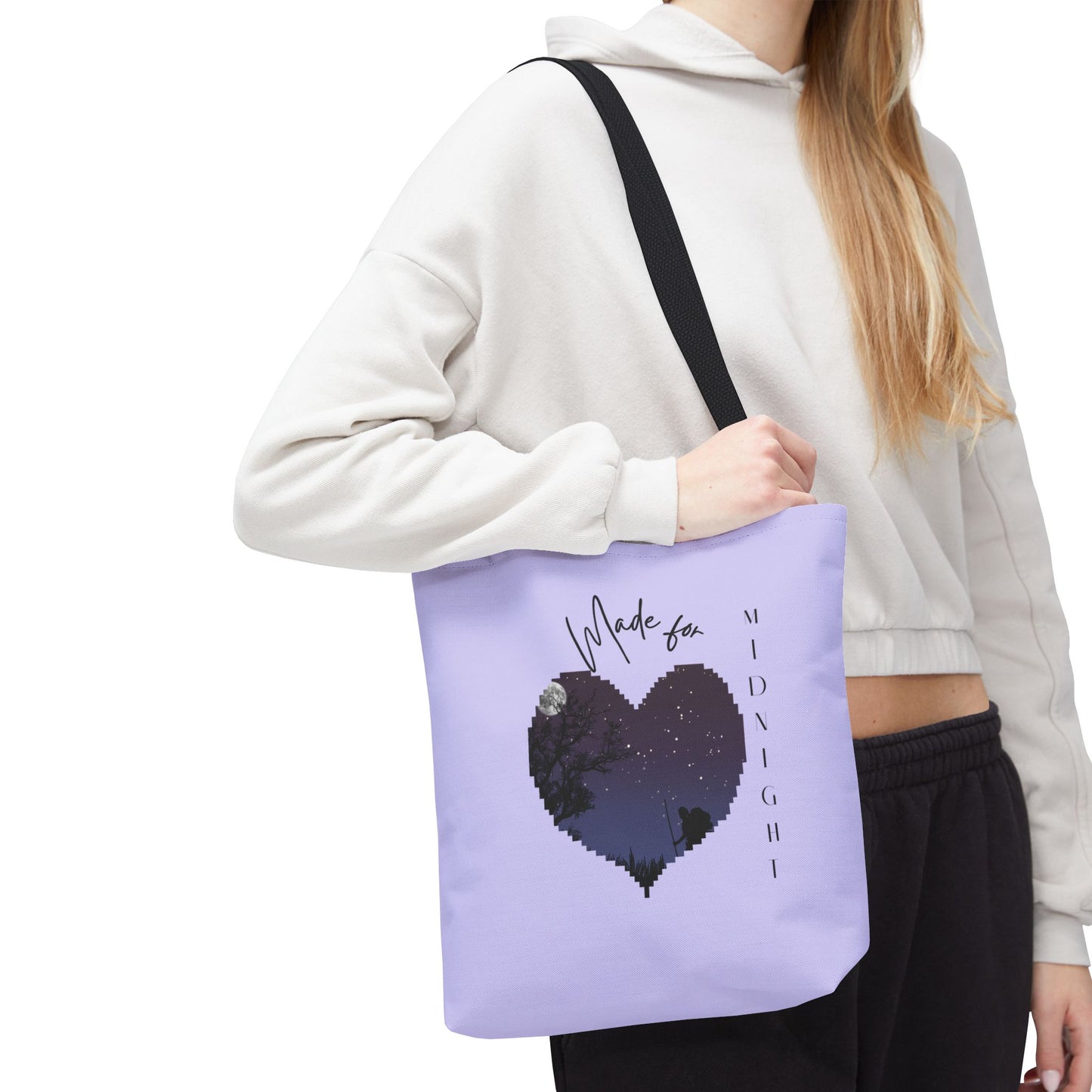 Midnight Heart Tote | Modern, Eco-Friendly Carryall