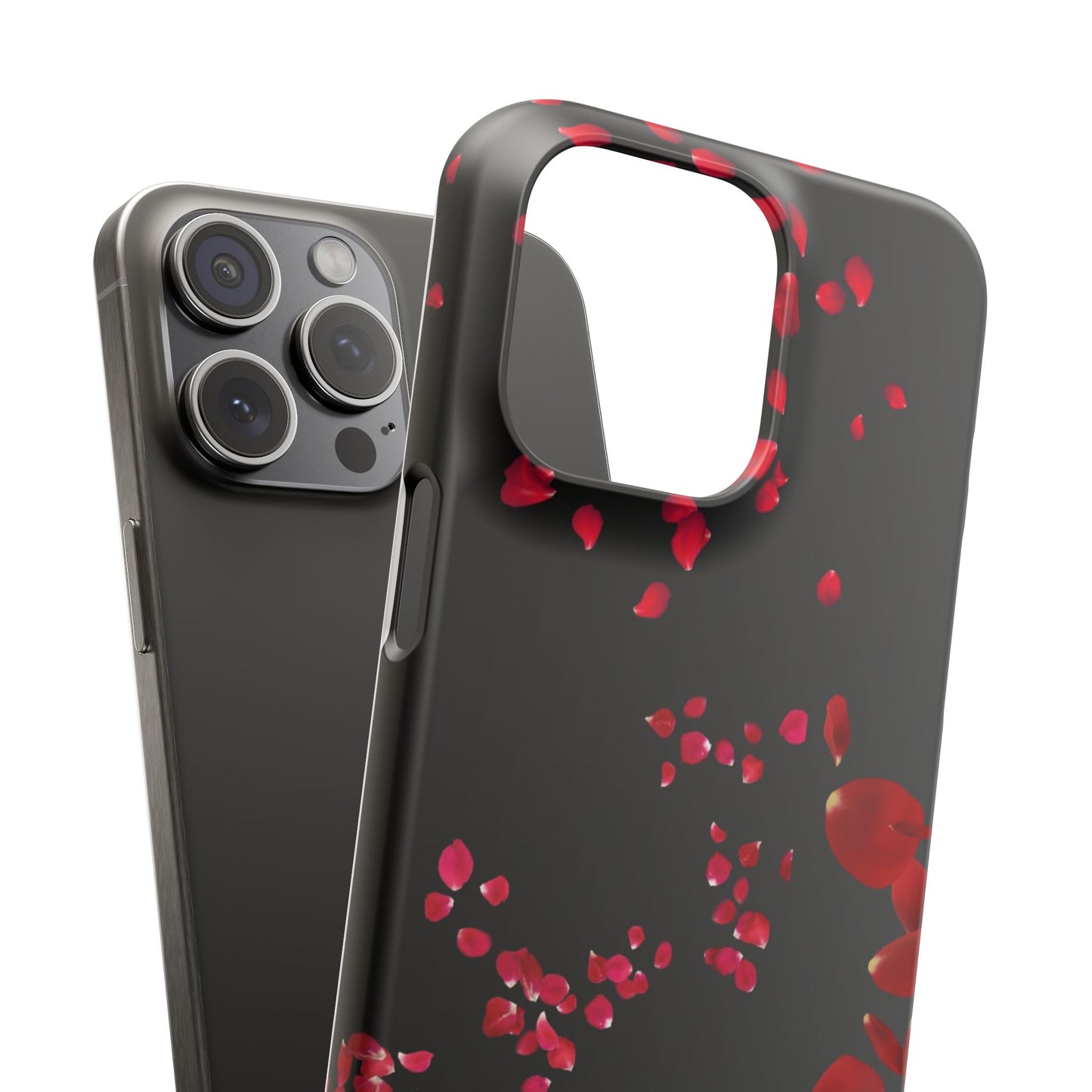 Romantic Floral Phone Case, Snap Case for Lovers, Cute Phone Cover, Gift for Her, Valentine's Day Accessory, Floral Design Snap Cases