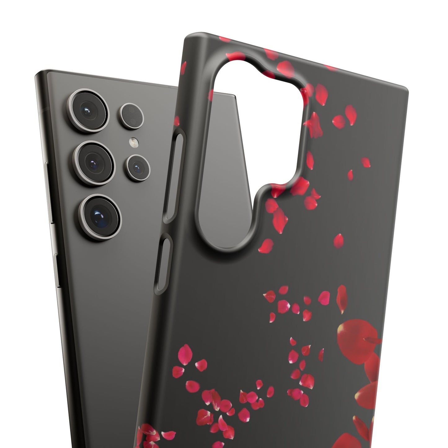 Romantic Floral Phone Case, Snap Case for Lovers, Cute Phone Cover, Gift for Her, Valentine's Day Accessory, Floral Design Snap Cases