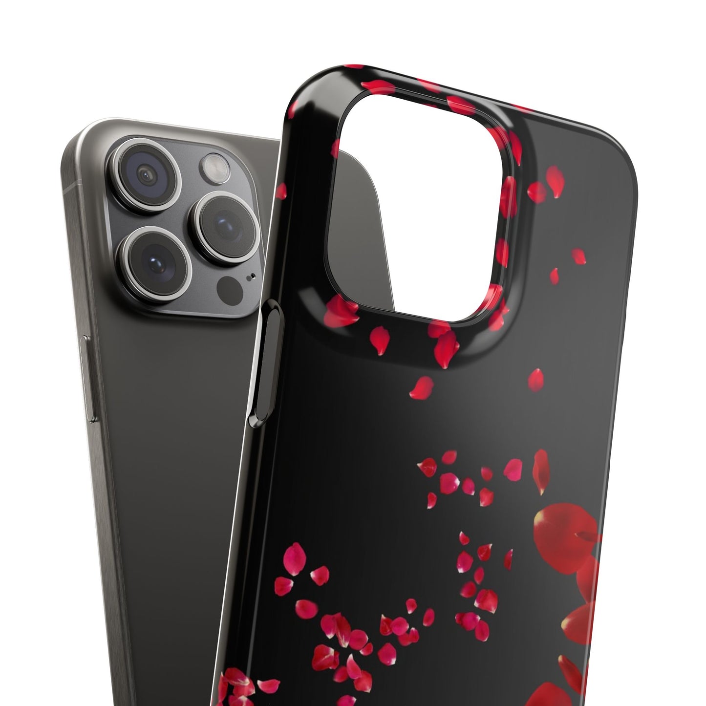 Romantic Floral Phone Case, Snap Case for Lovers, Cute Phone Cover, Gift for Her, Valentine's Day Accessory, Floral Design Snap Cases