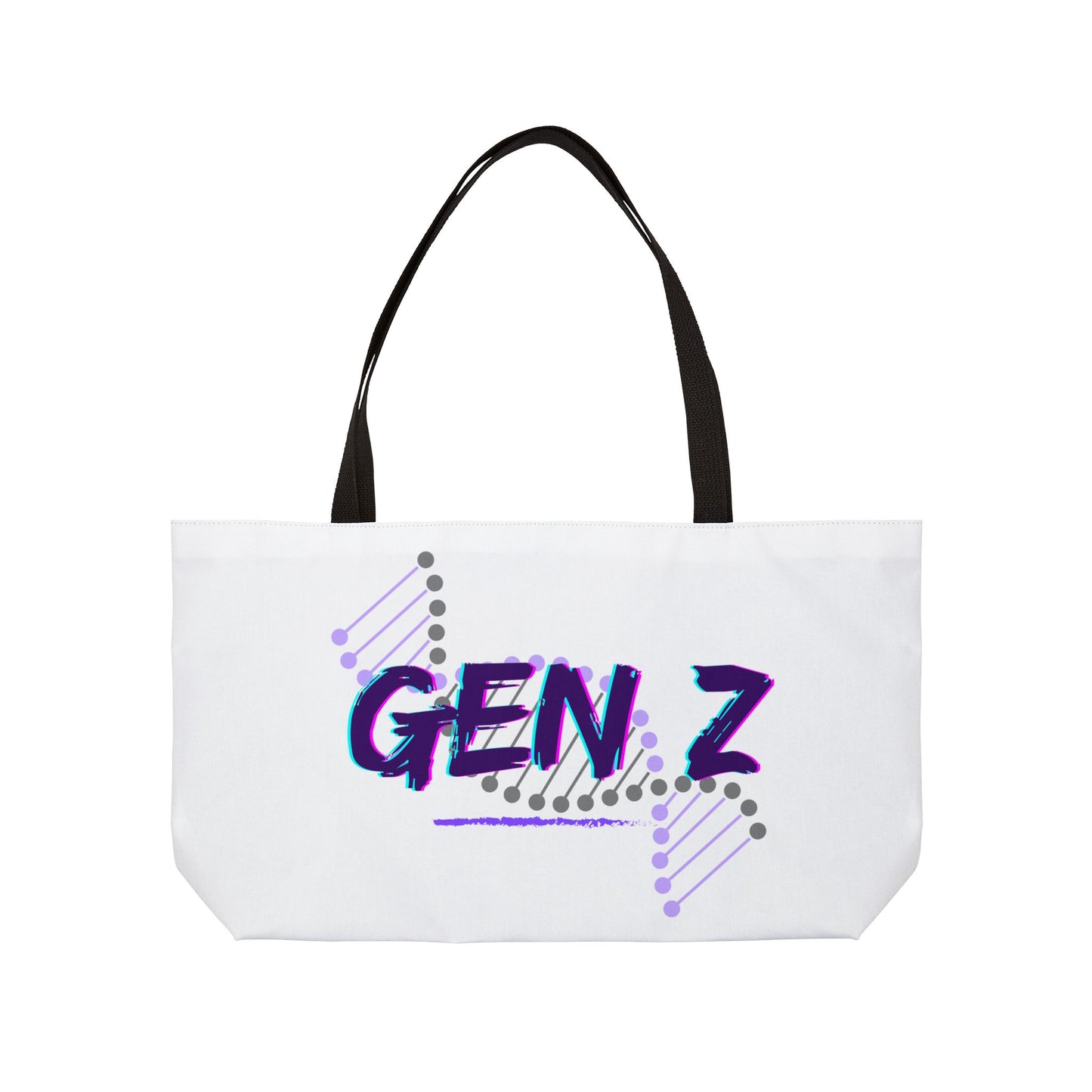 Gen Z Weekender Tote Bag, Trendy Travel Bag, Summer Beach Tote, Gifts for Gen Z