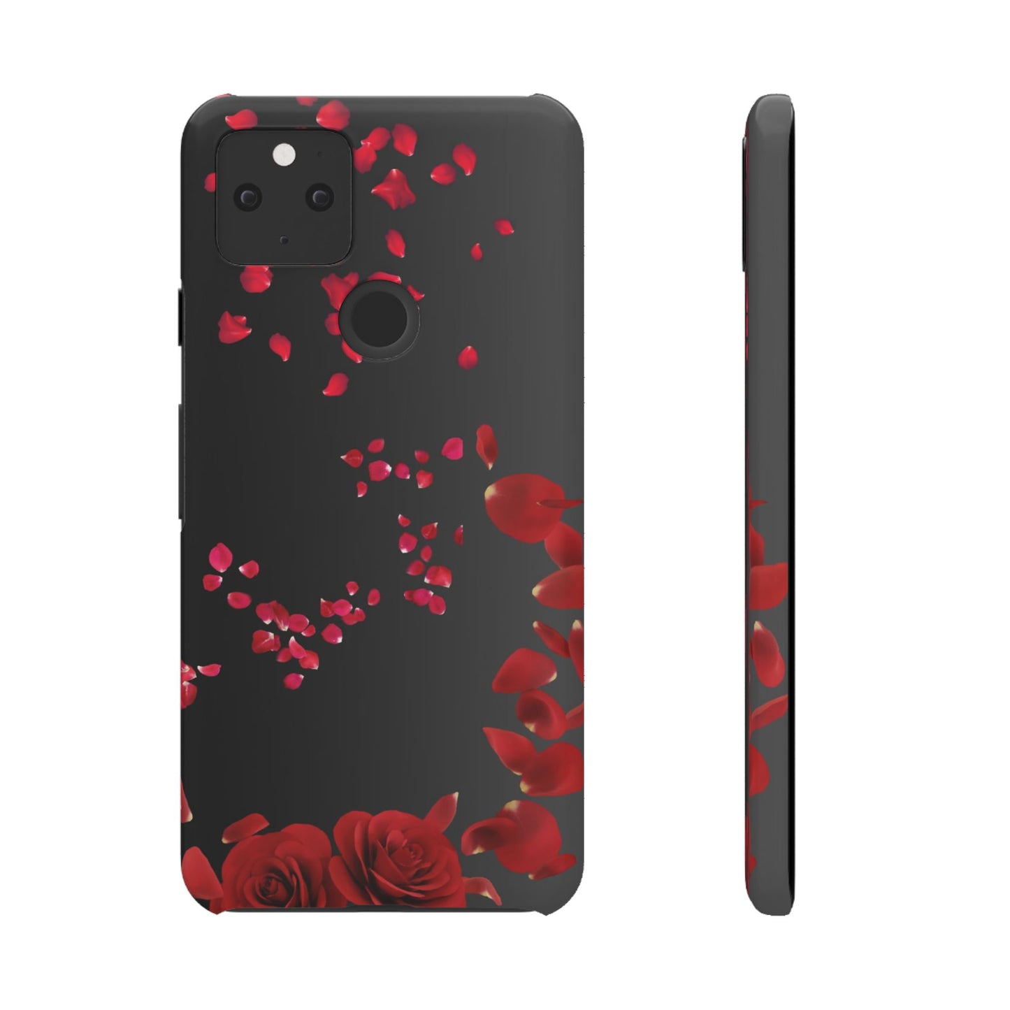 Romantic Floral Phone Case, Snap Case for Lovers, Cute Phone Cover, Gift for Her, Valentine's Day Accessory, Floral Design Snap Cases
