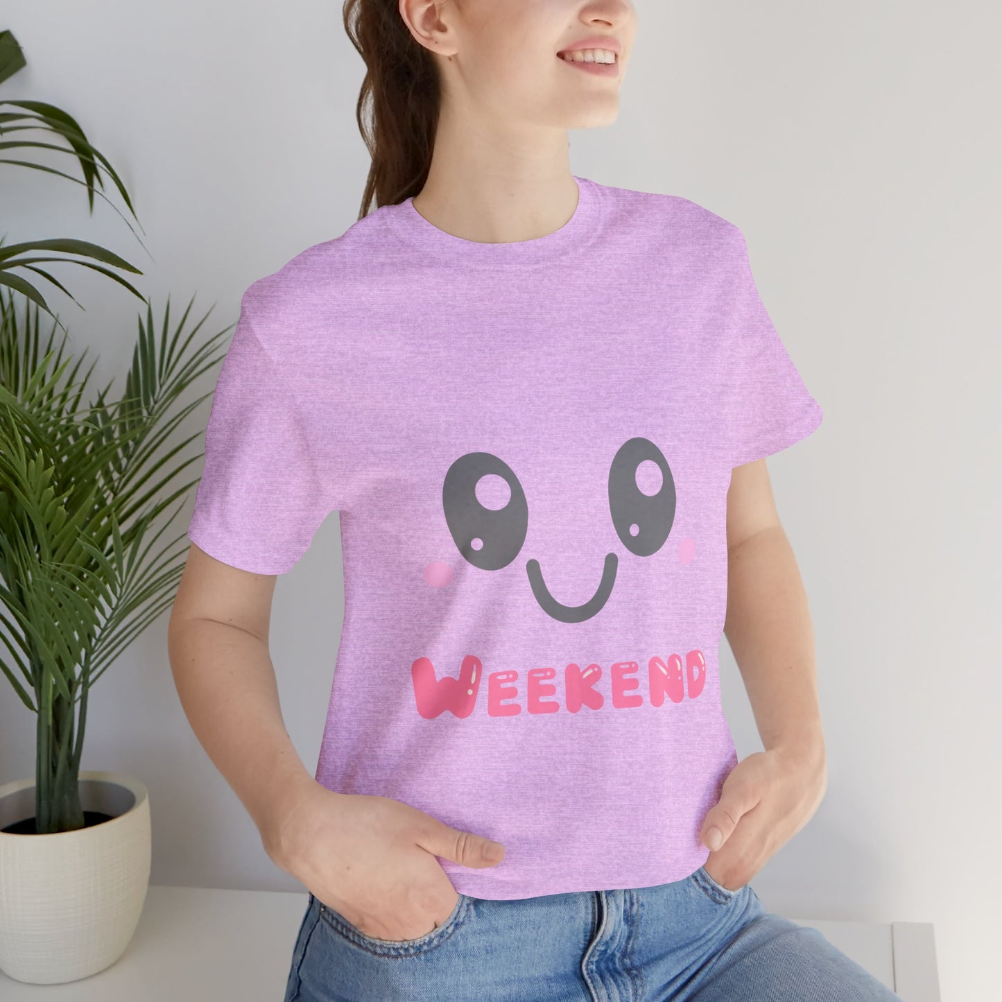 Weekend Kawaii Face T-Shirt