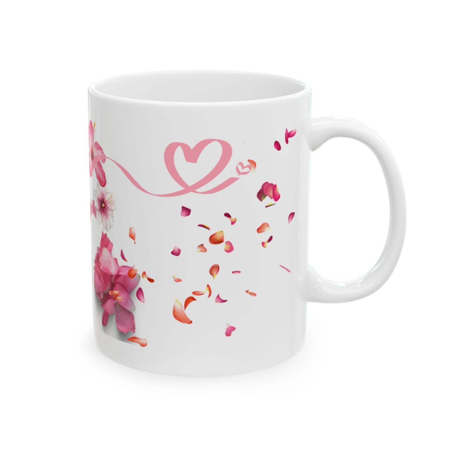 Floral Ceramic Mug – Inspirational Coffee Cup Gift