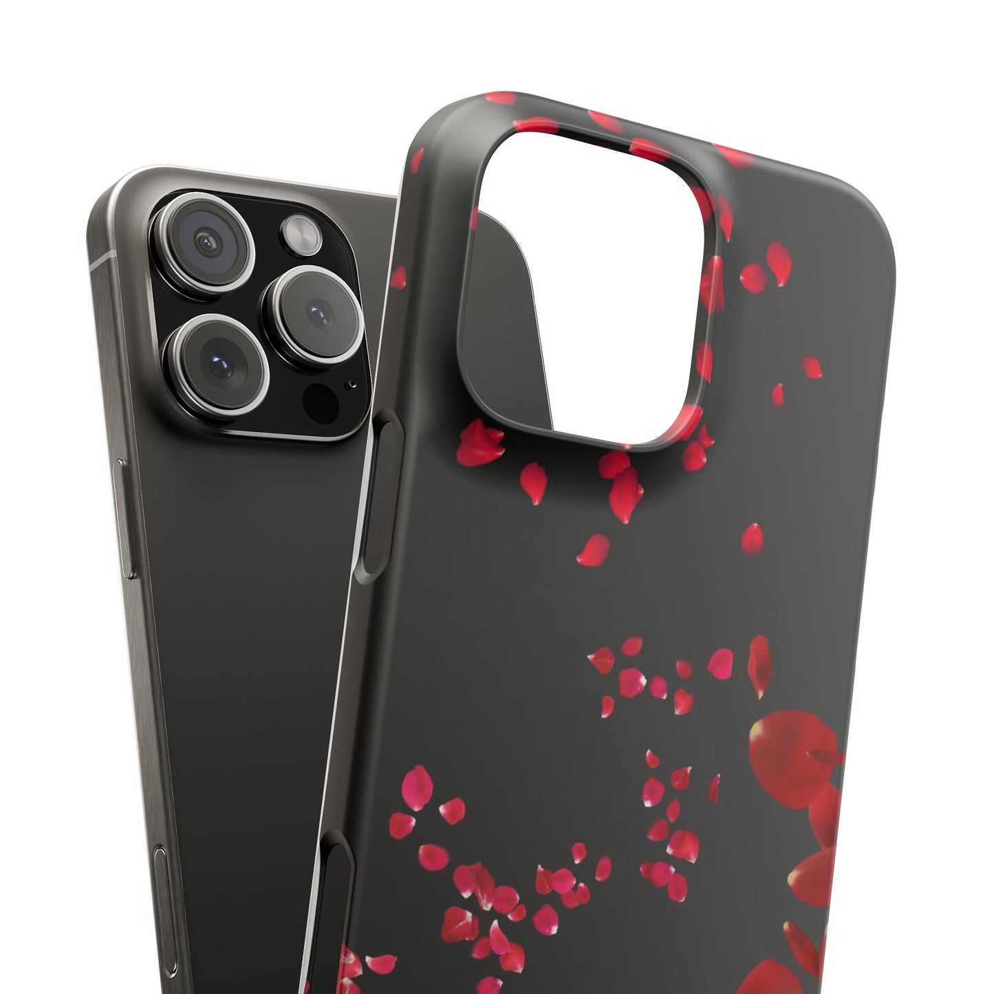Romantic Floral Phone Case, Snap Case for Lovers, Cute Phone Cover, Gift for Her, Valentine's Day Accessory, Floral Design Snap Cases