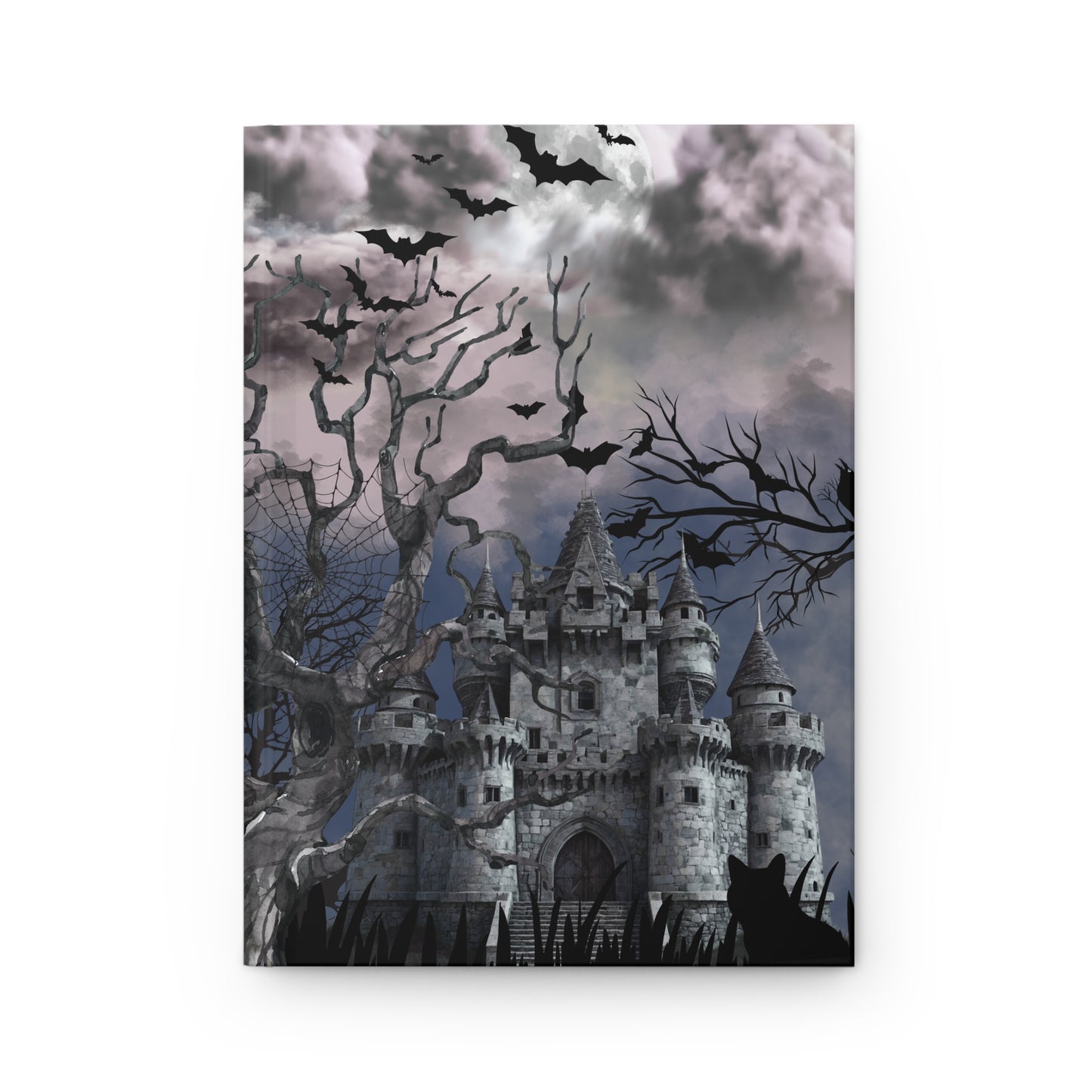Spooky Castle Hardcover Journal – Gothic Haunted Diary & Halloween Notebook